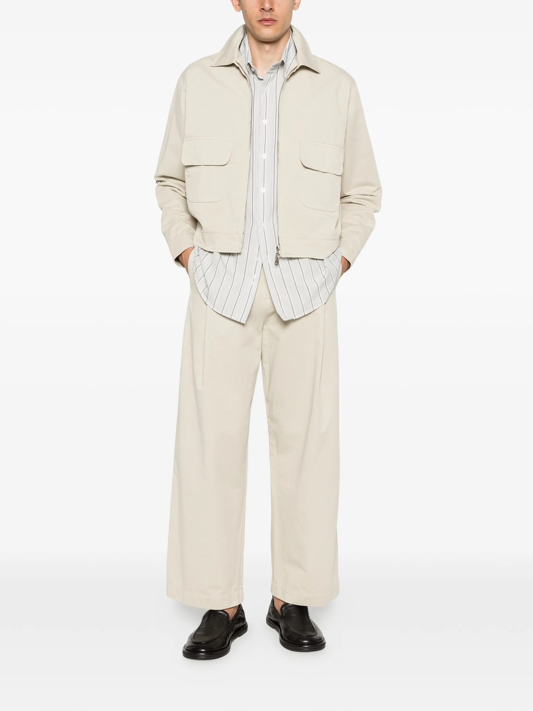 pocket zip jacket