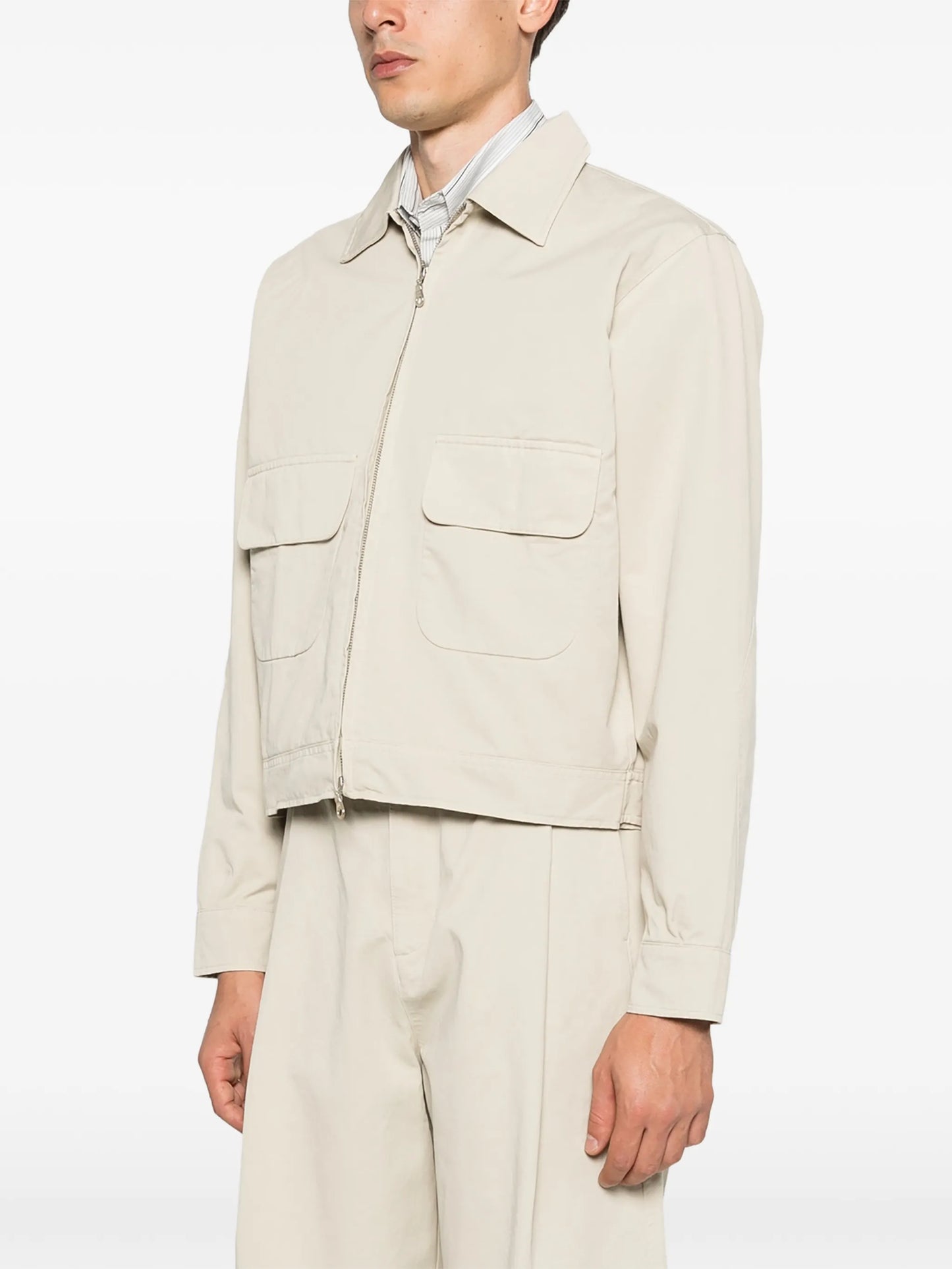 pocket zip jacket