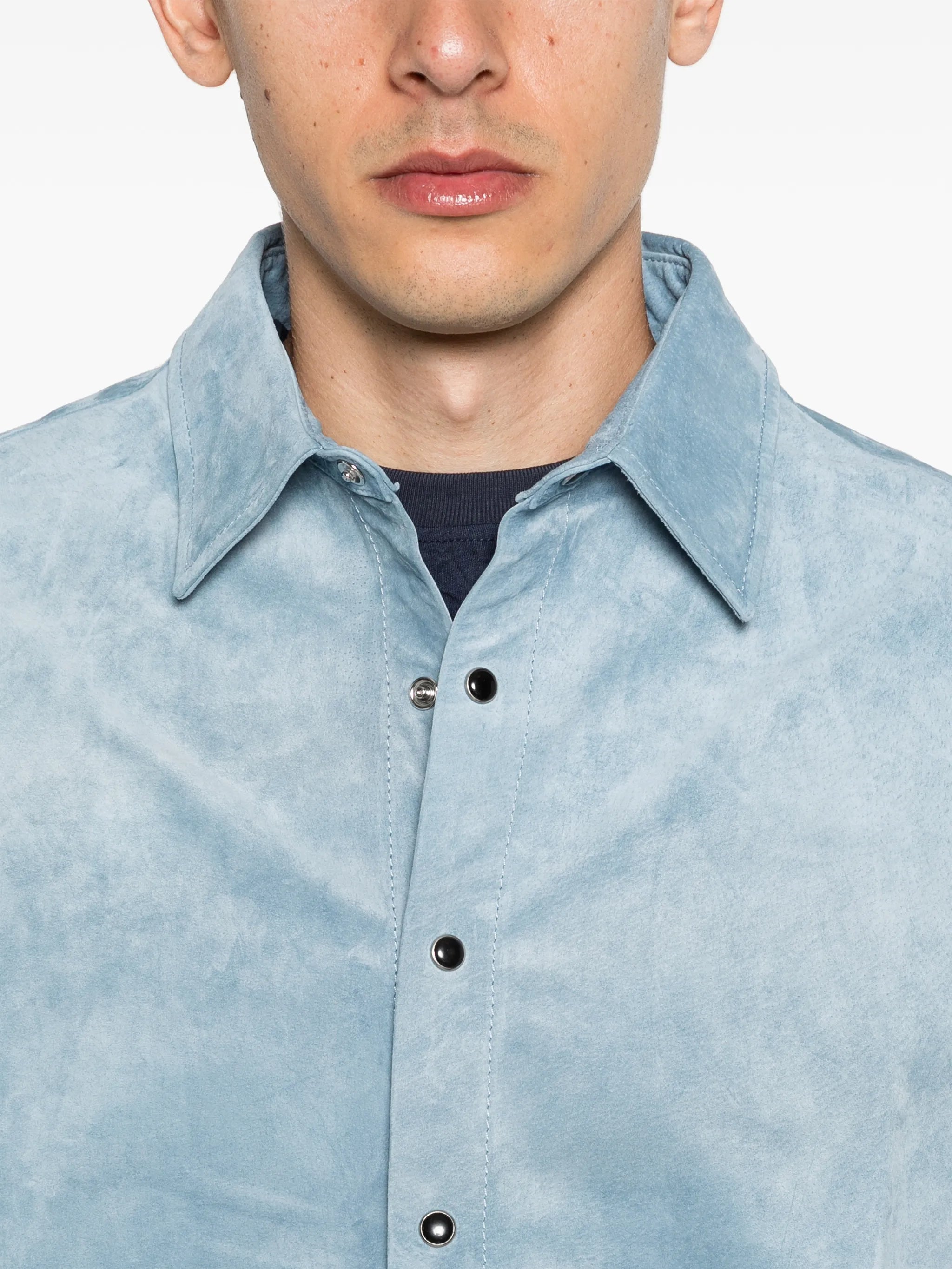 suede western shirt