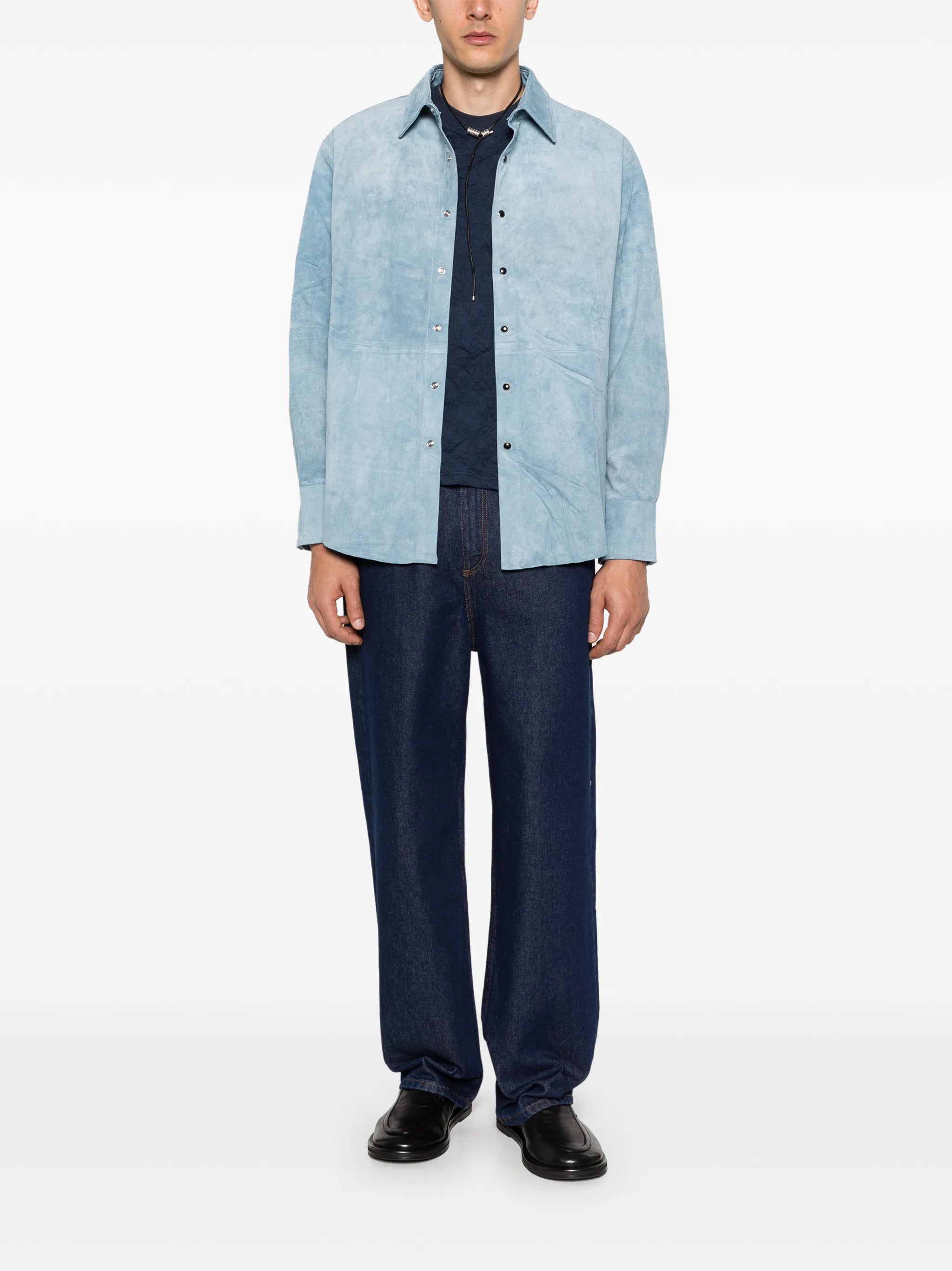 suede western shirt