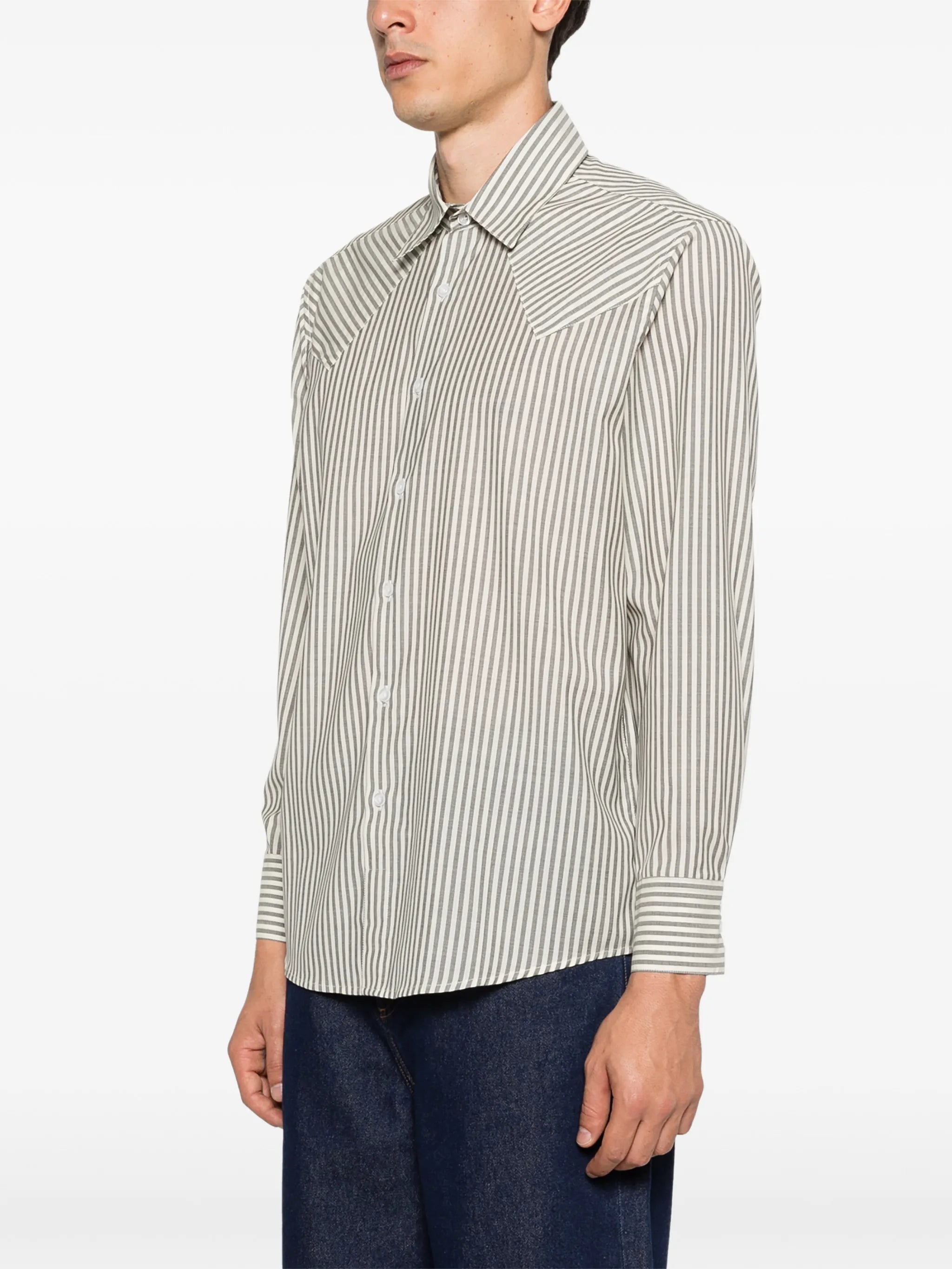 striped western shirt