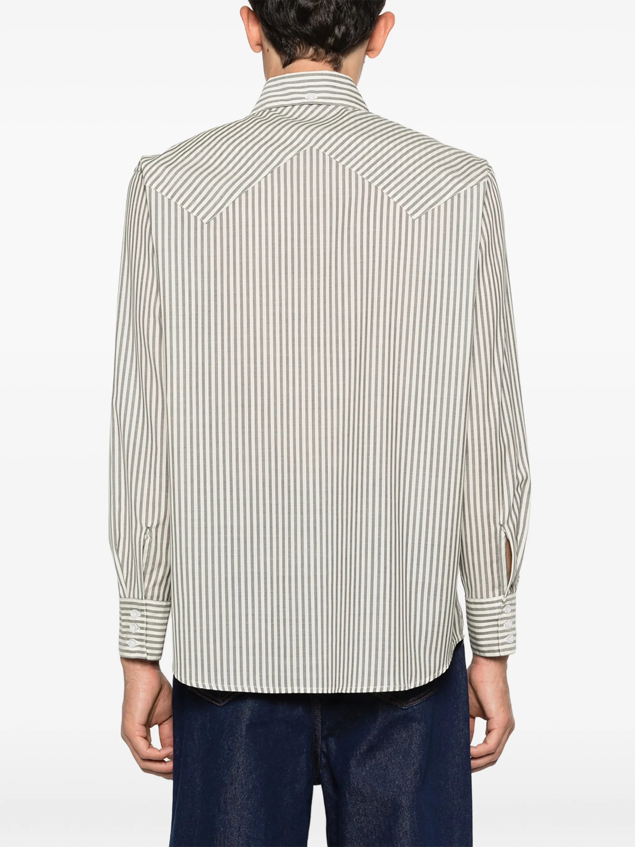striped western shirt