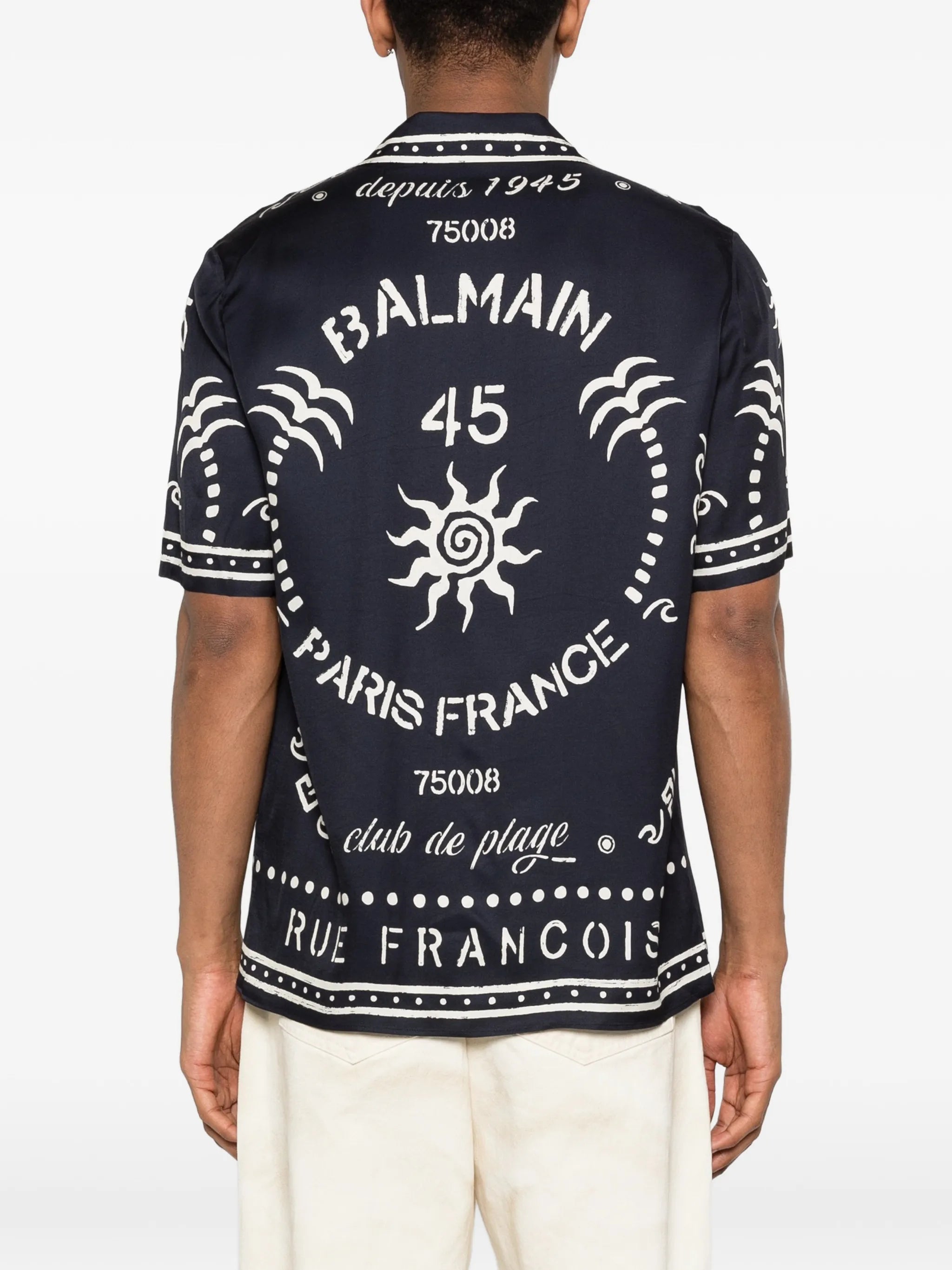 shirt with club print