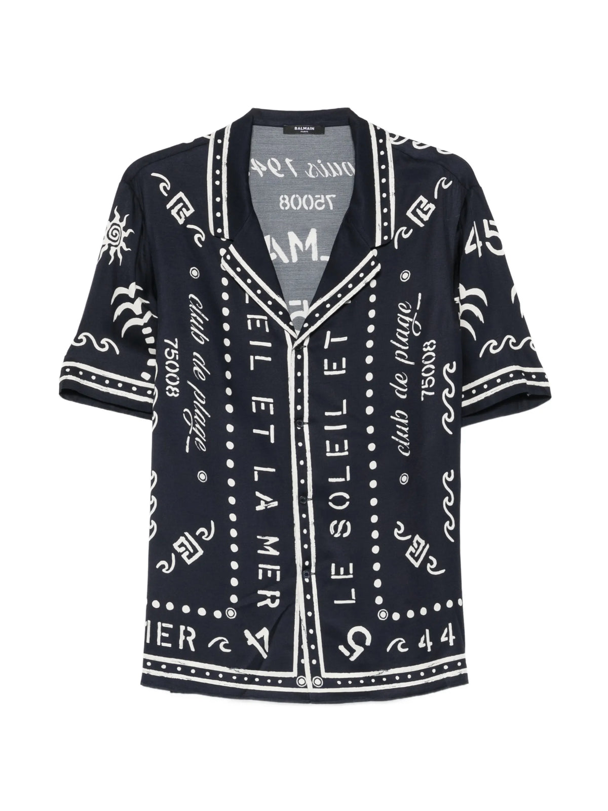 shirt with club print