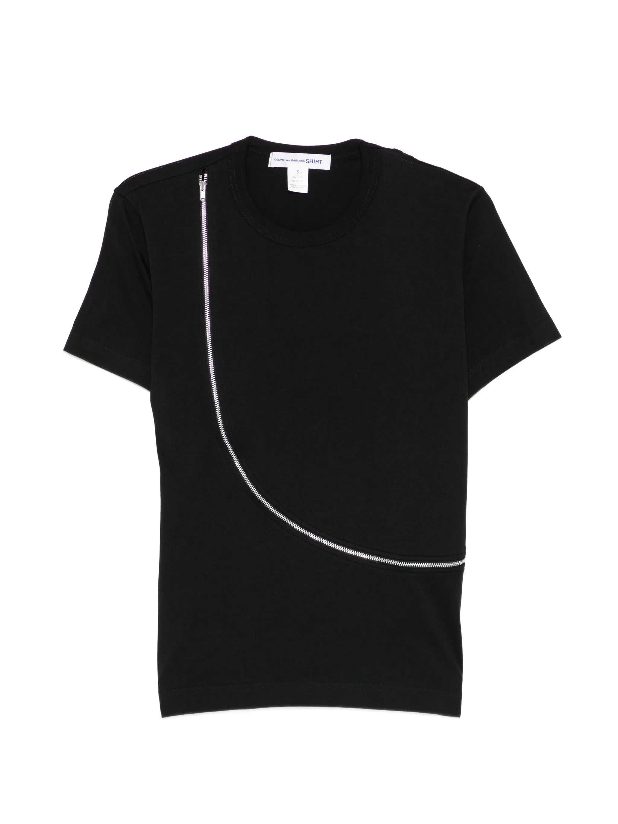 zip knitted T-shirt