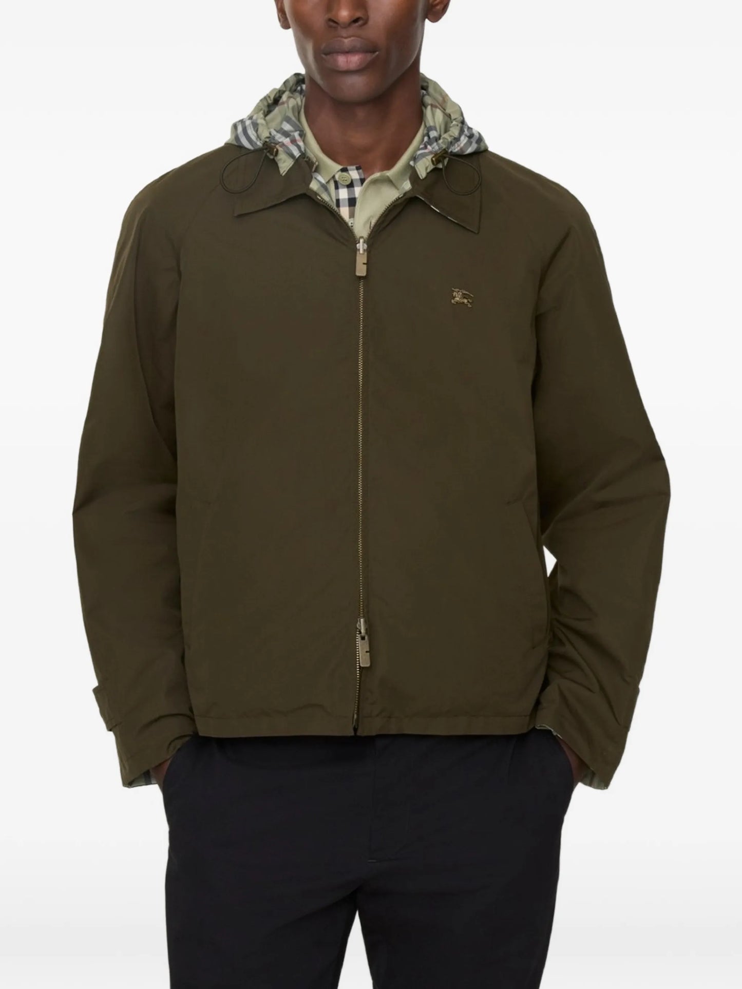 reversible Check cotton jacket