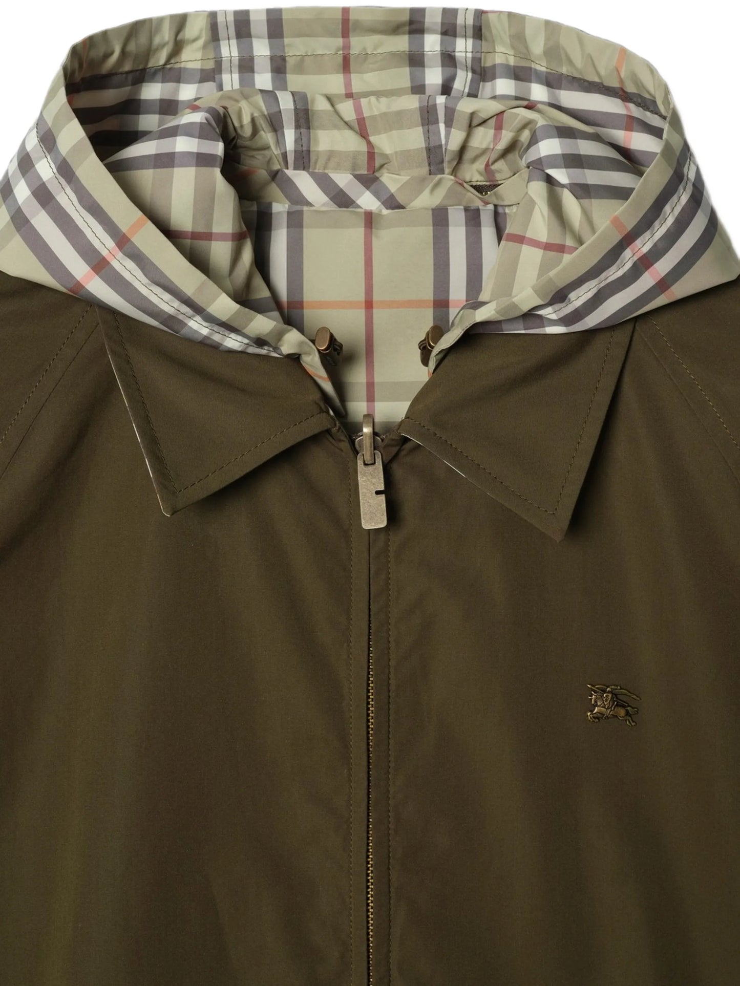 reversible Check cotton jacket