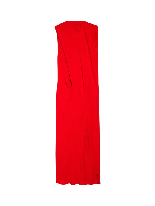 draped dress