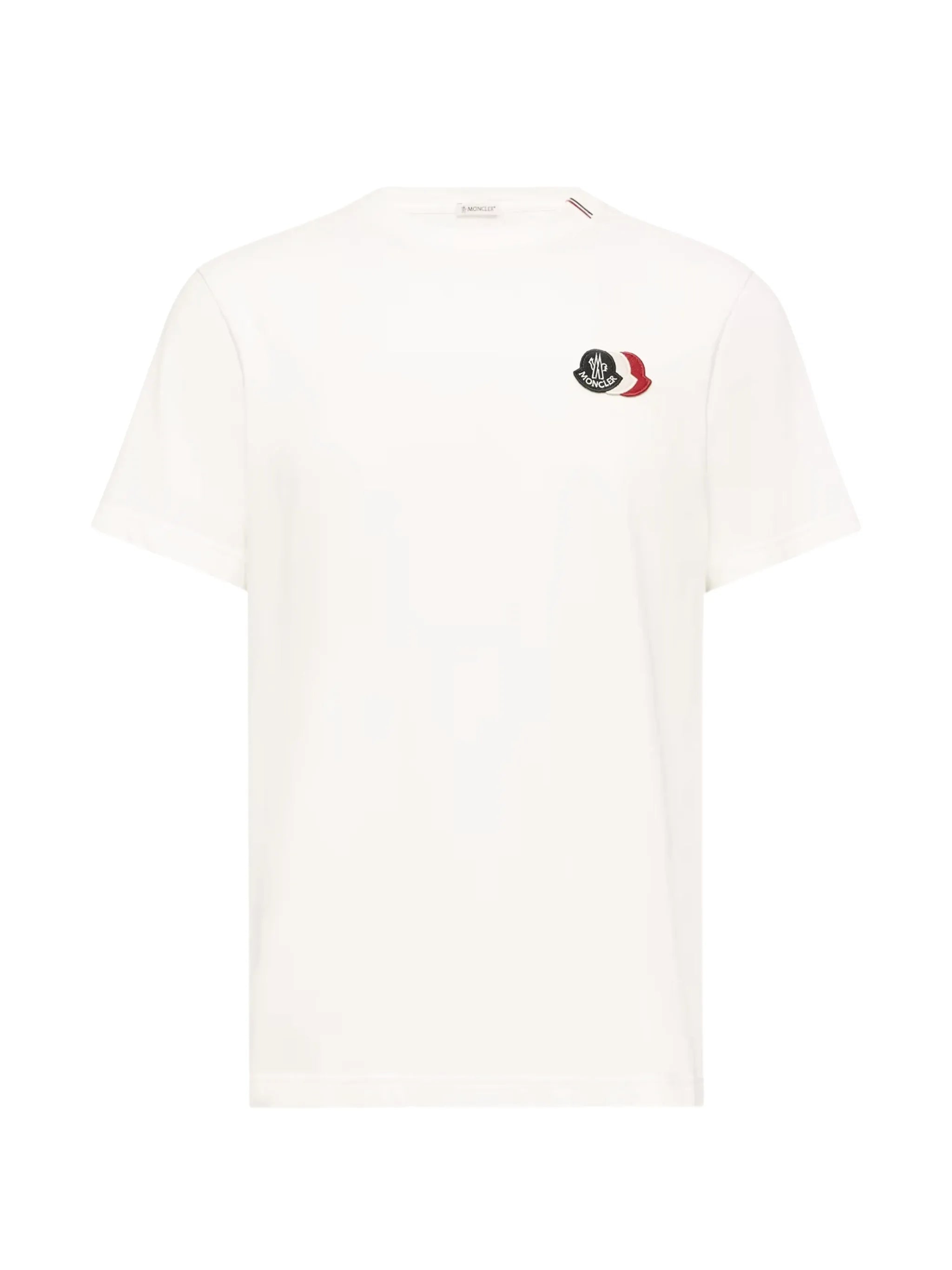embroidered tricolor logo cotton t-shirt