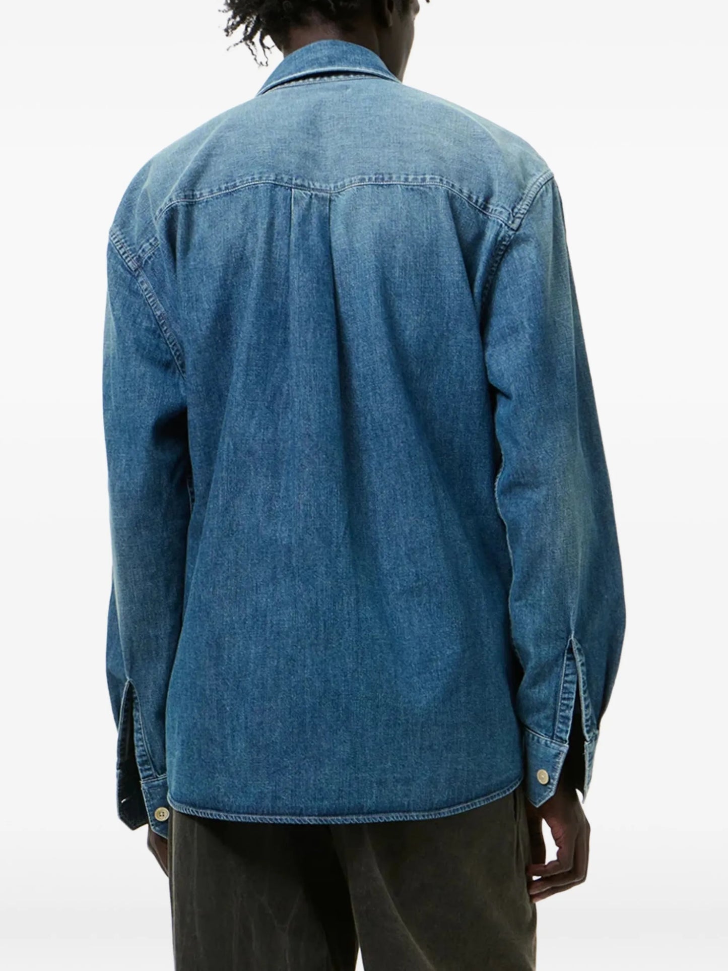 Above pocket button shirt