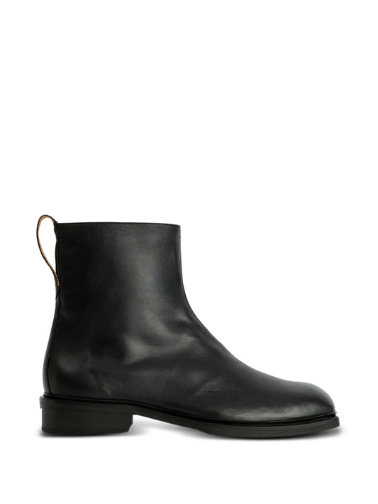 Daimono zip leather boots