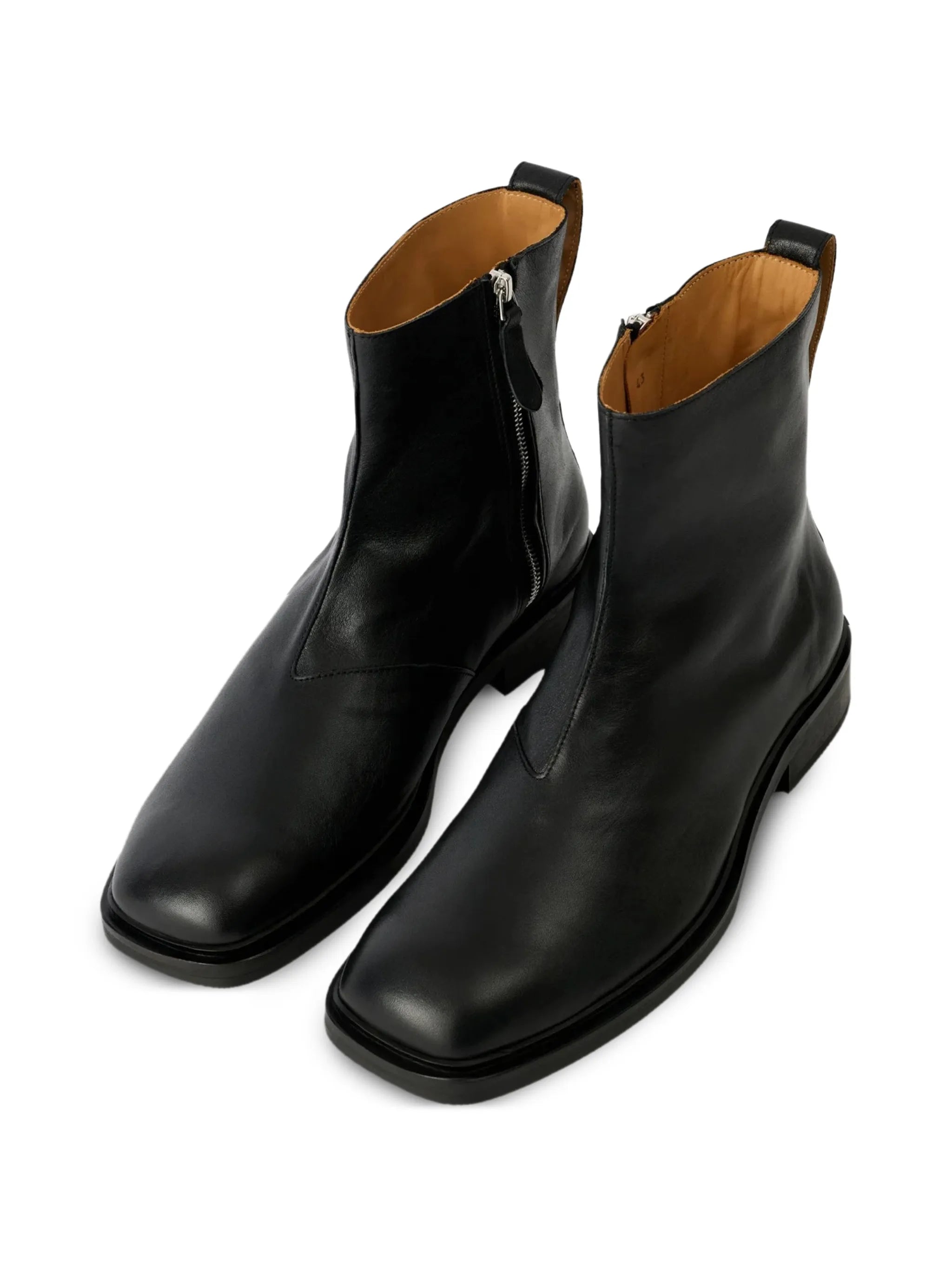 Daimono zip leather boots