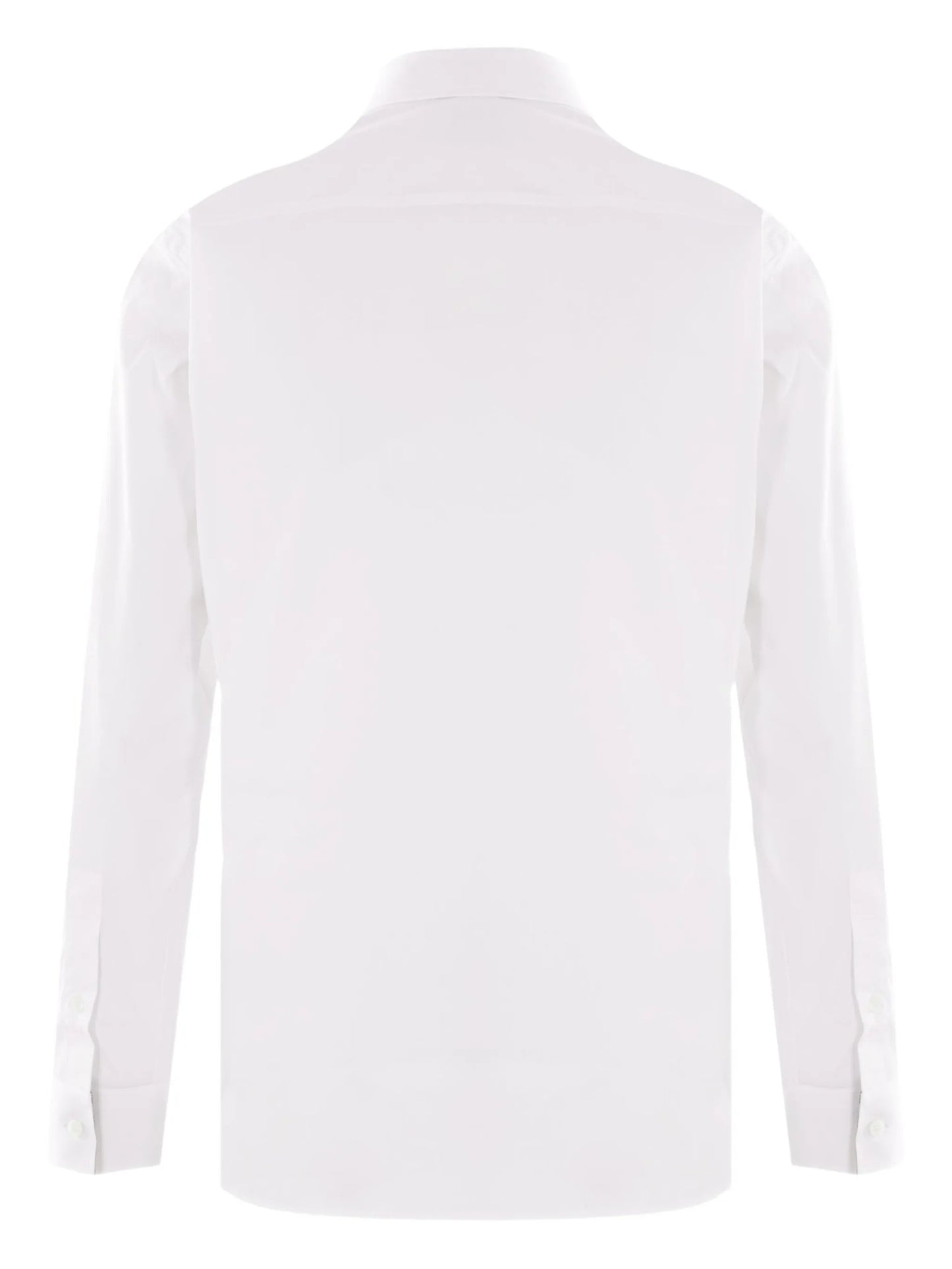 long-sleeved embroided shirt