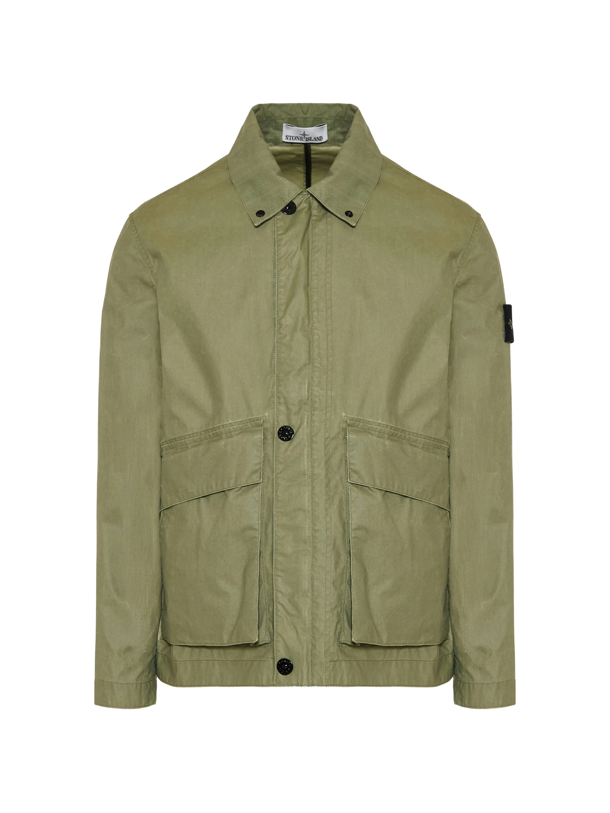 4100054 waxed pigment cotton tela jacket