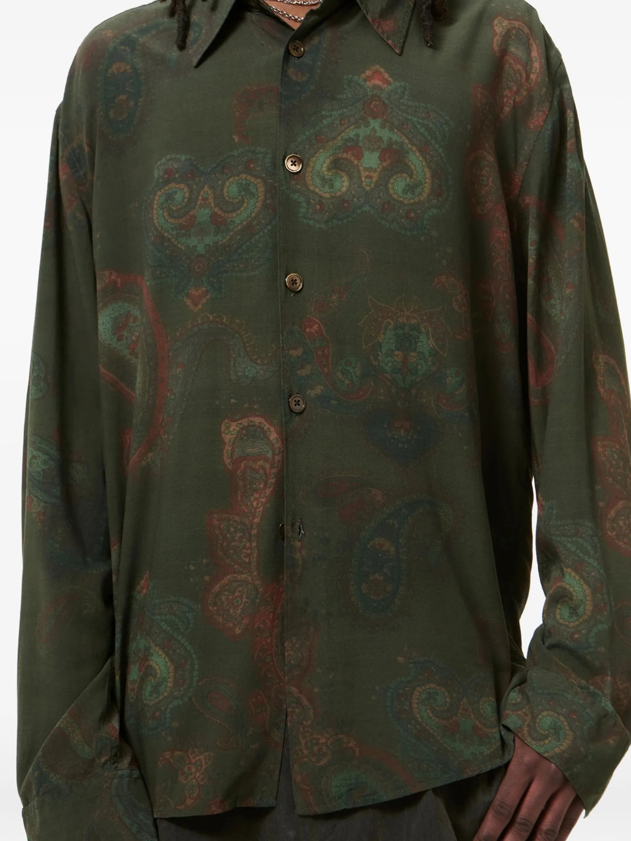 Beyond paisley-print shirt