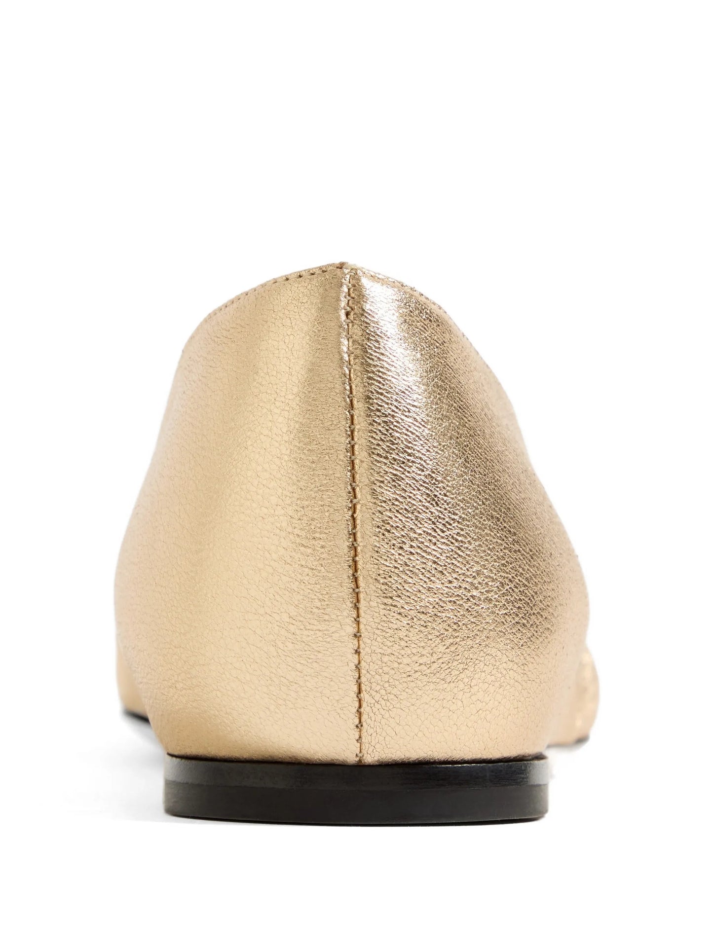 Vlogo signature ballerinas in laminated nappa leather