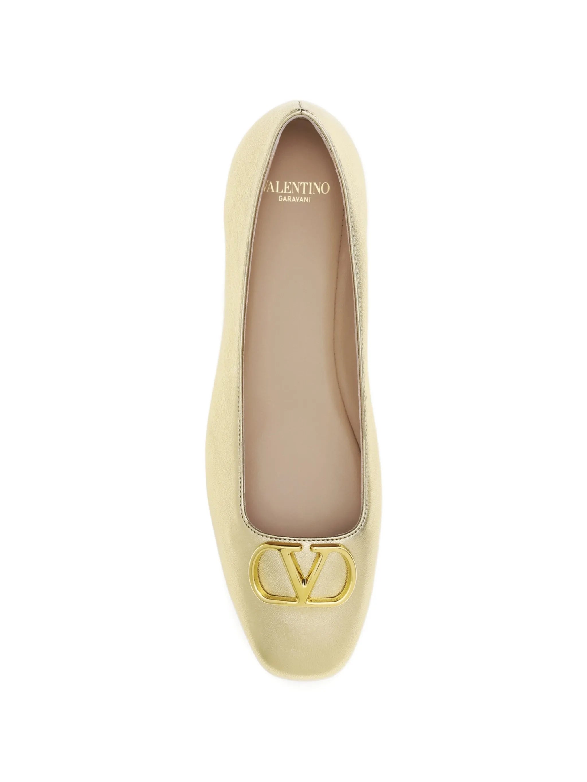 Vlogo-signature ballet flats