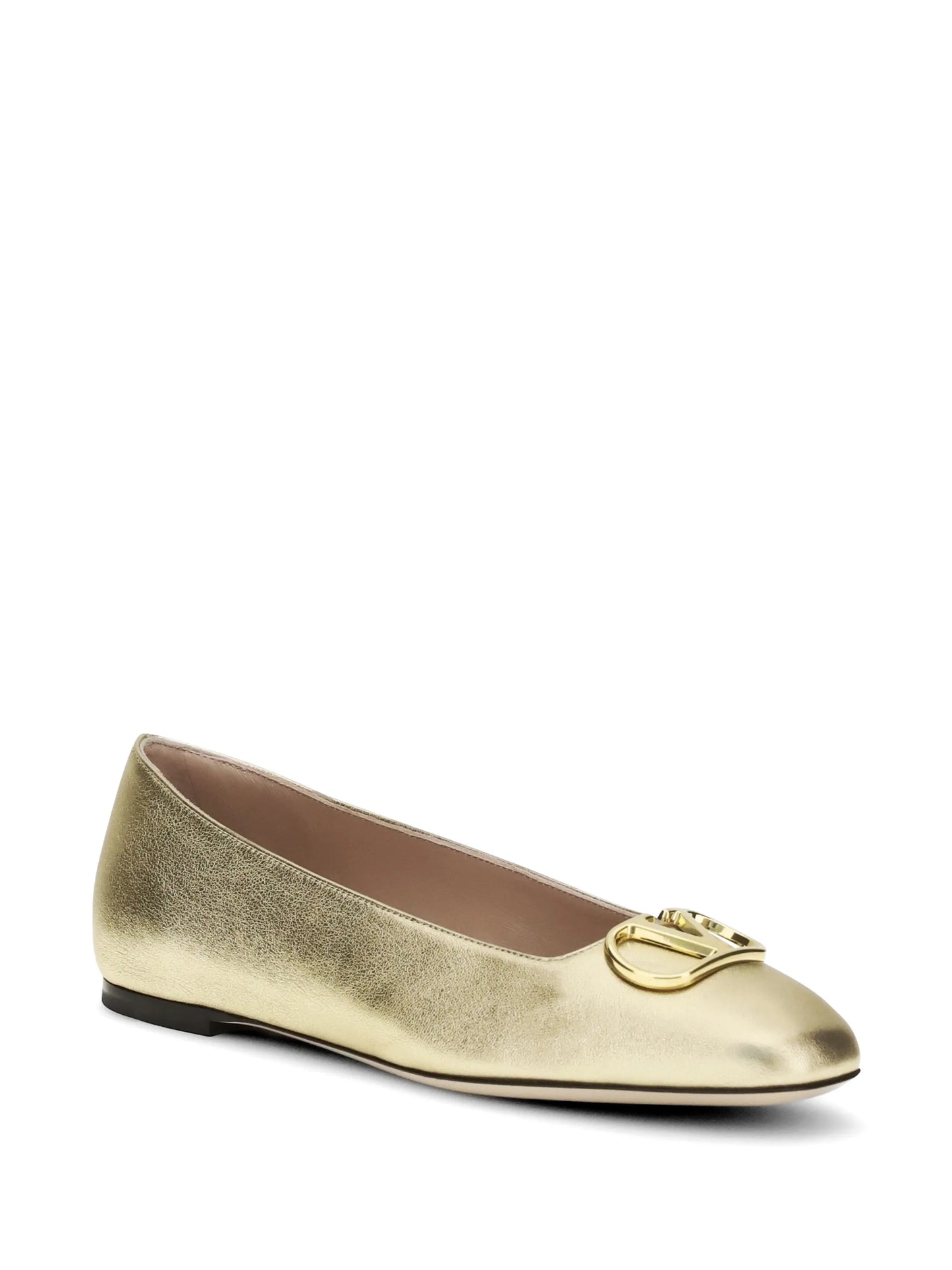 Vlogo-signature ballet flats