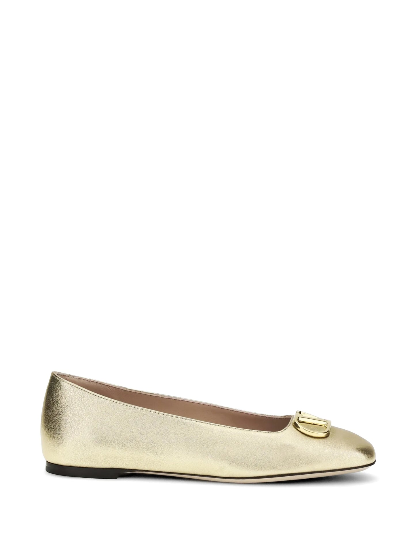 Vlogo-signature ballet flats