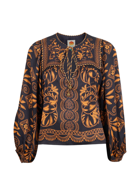 Cornely Ainika floral-print blouse