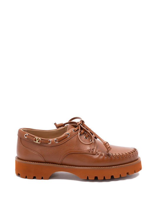 Lord Chunky leather boat shoes