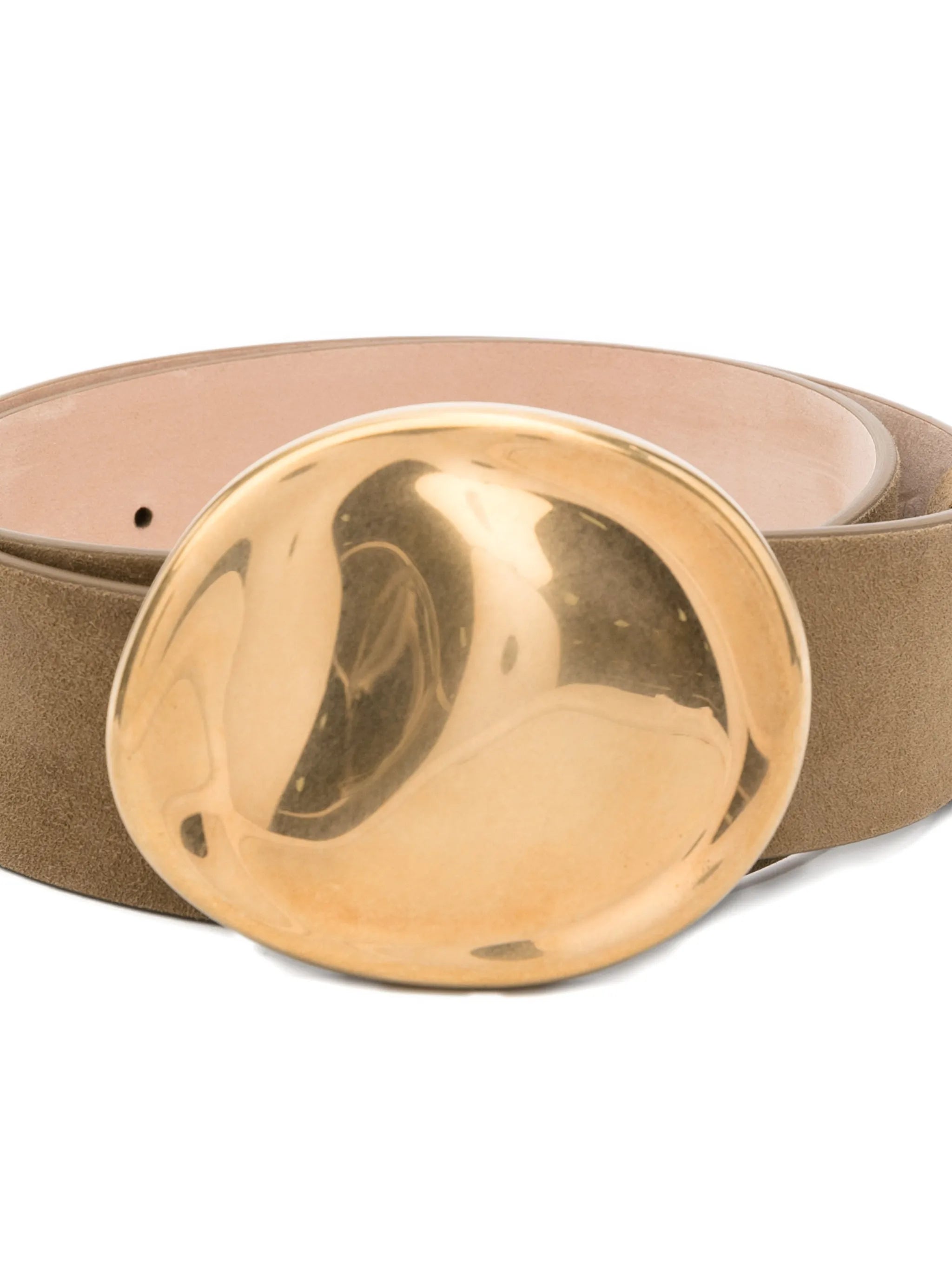 Keefe suede antique-gold belt