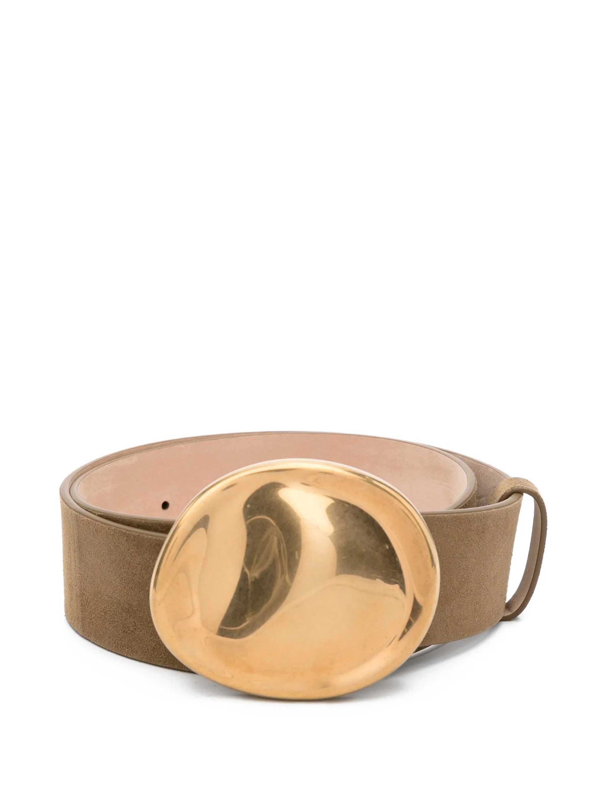 Keefe suede antique-gold belt
