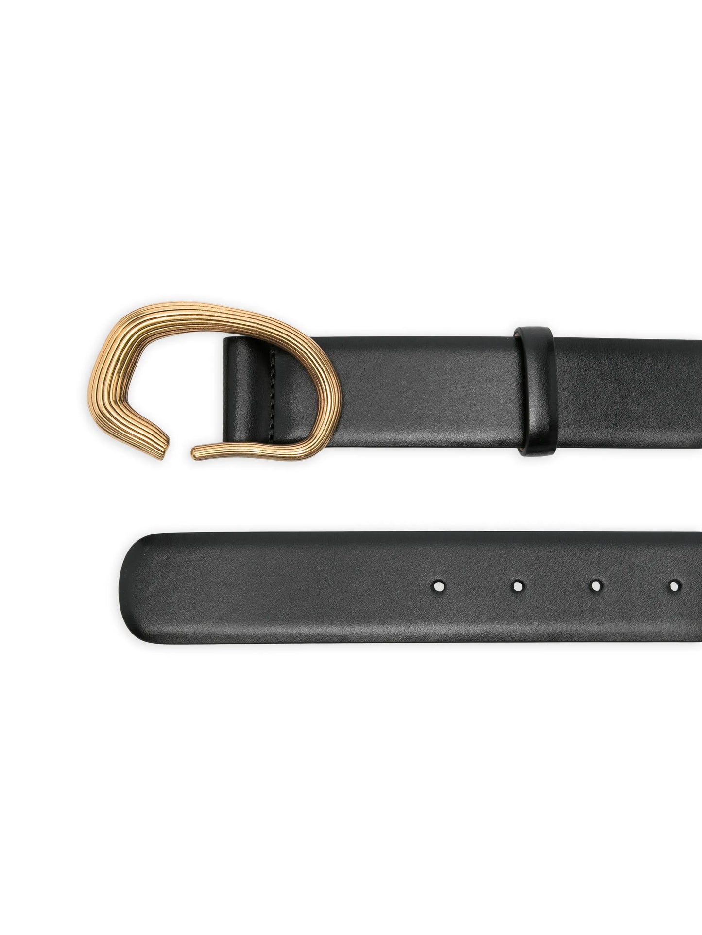 Santa Fe churro gold-buckle belt