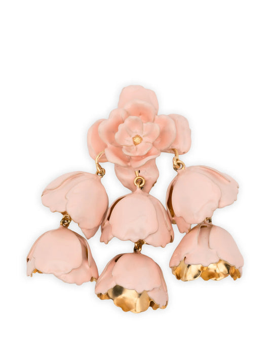 Bouquet flower-shape earrings