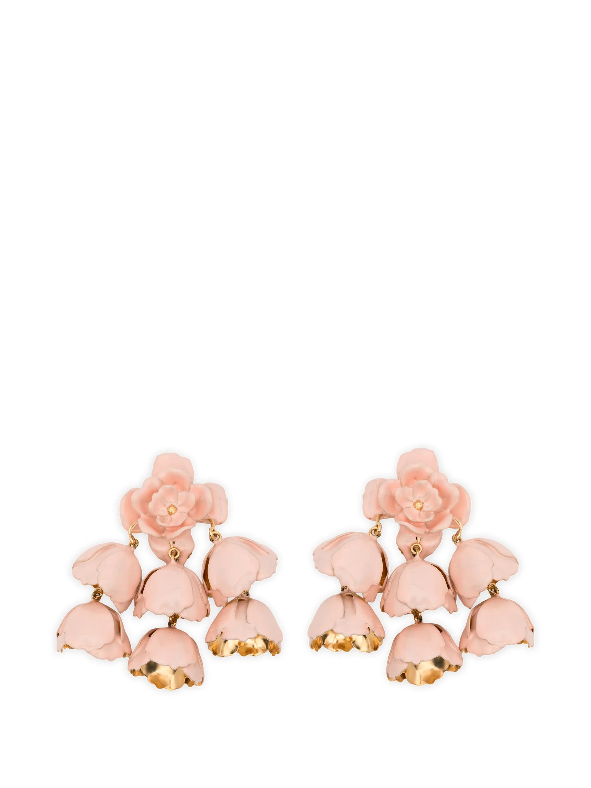 Bouquet flower-shape earrings