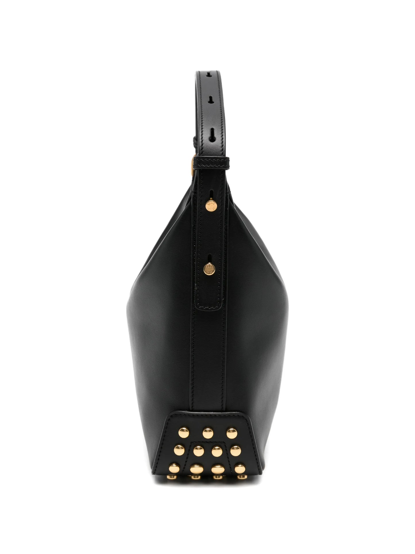 stud-embellishment leather tote bag