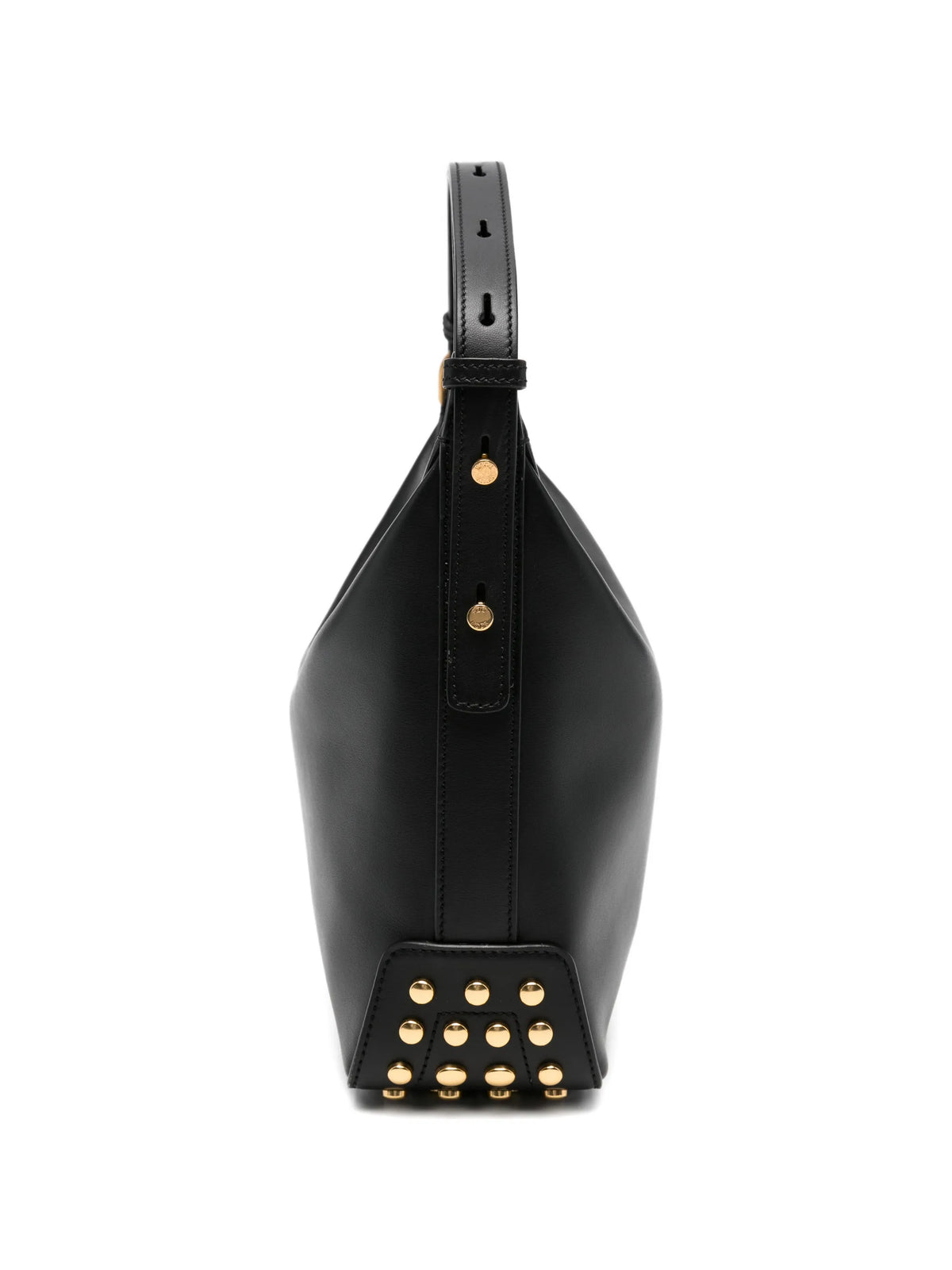 studded leather bucket bag