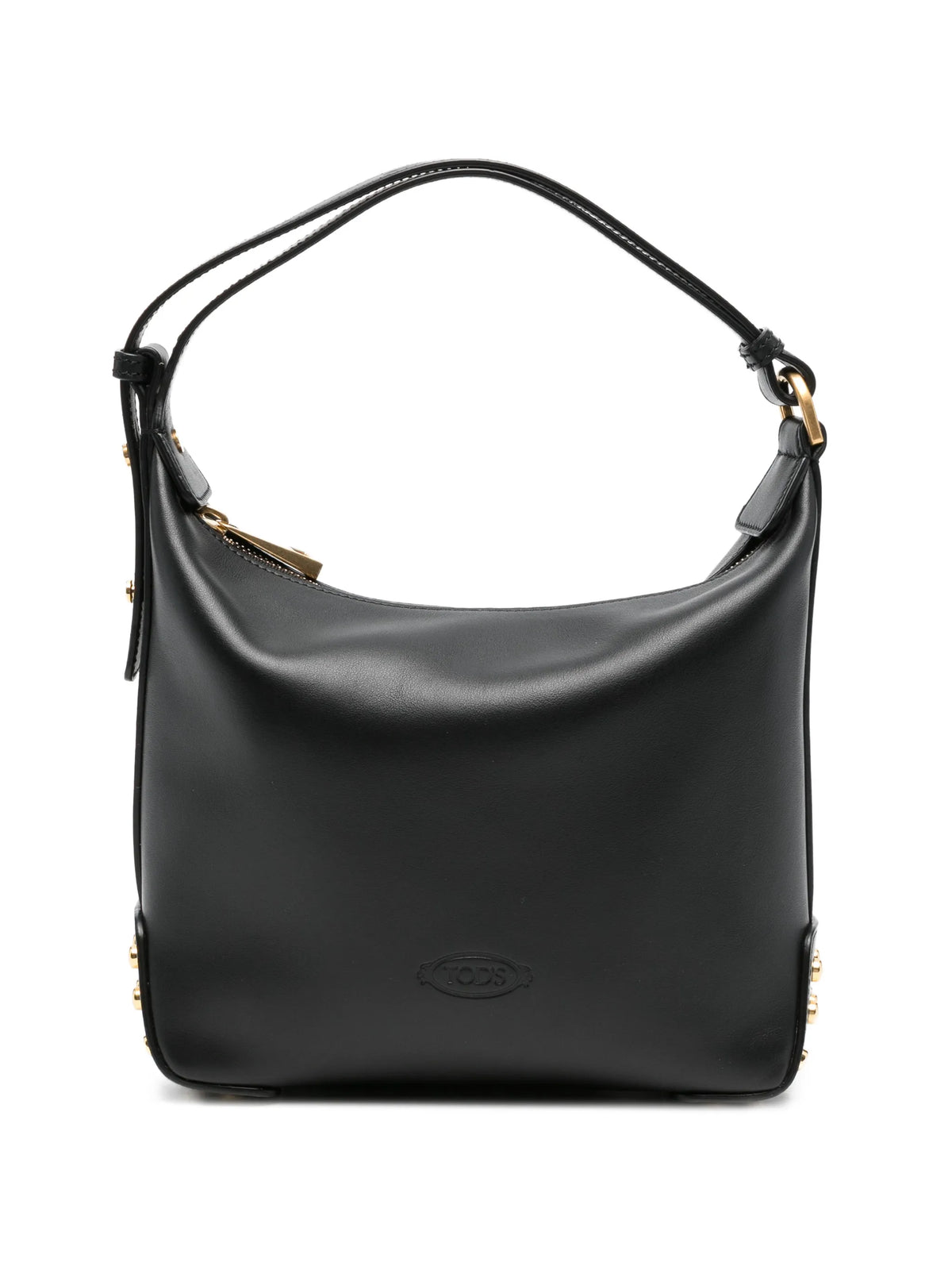 studded leather bucket bag