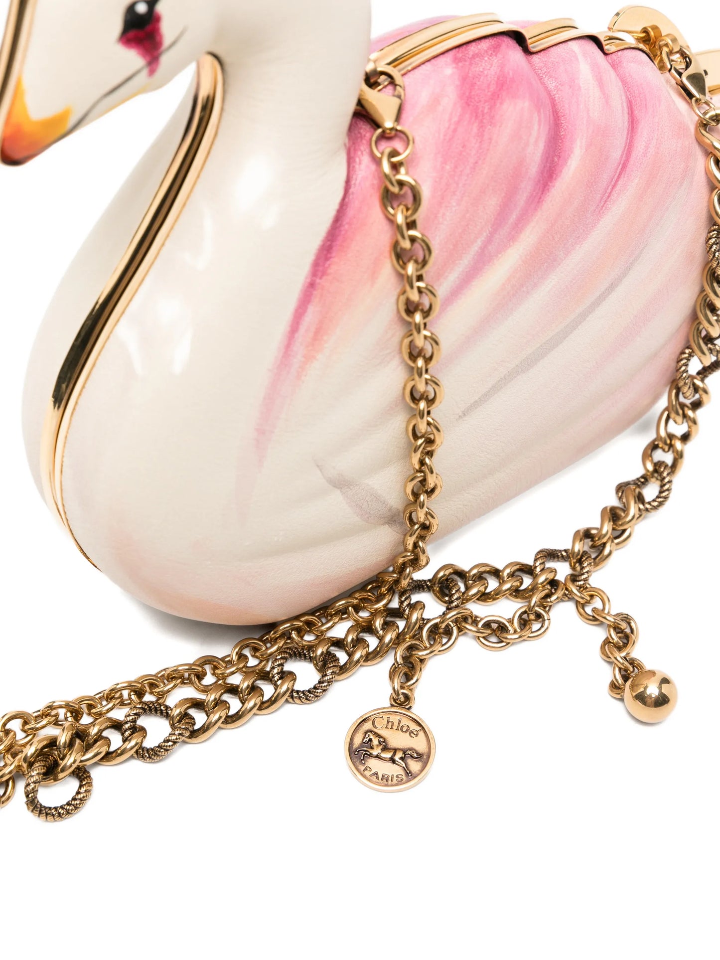 Tropicus swan-shaped crossbody bag