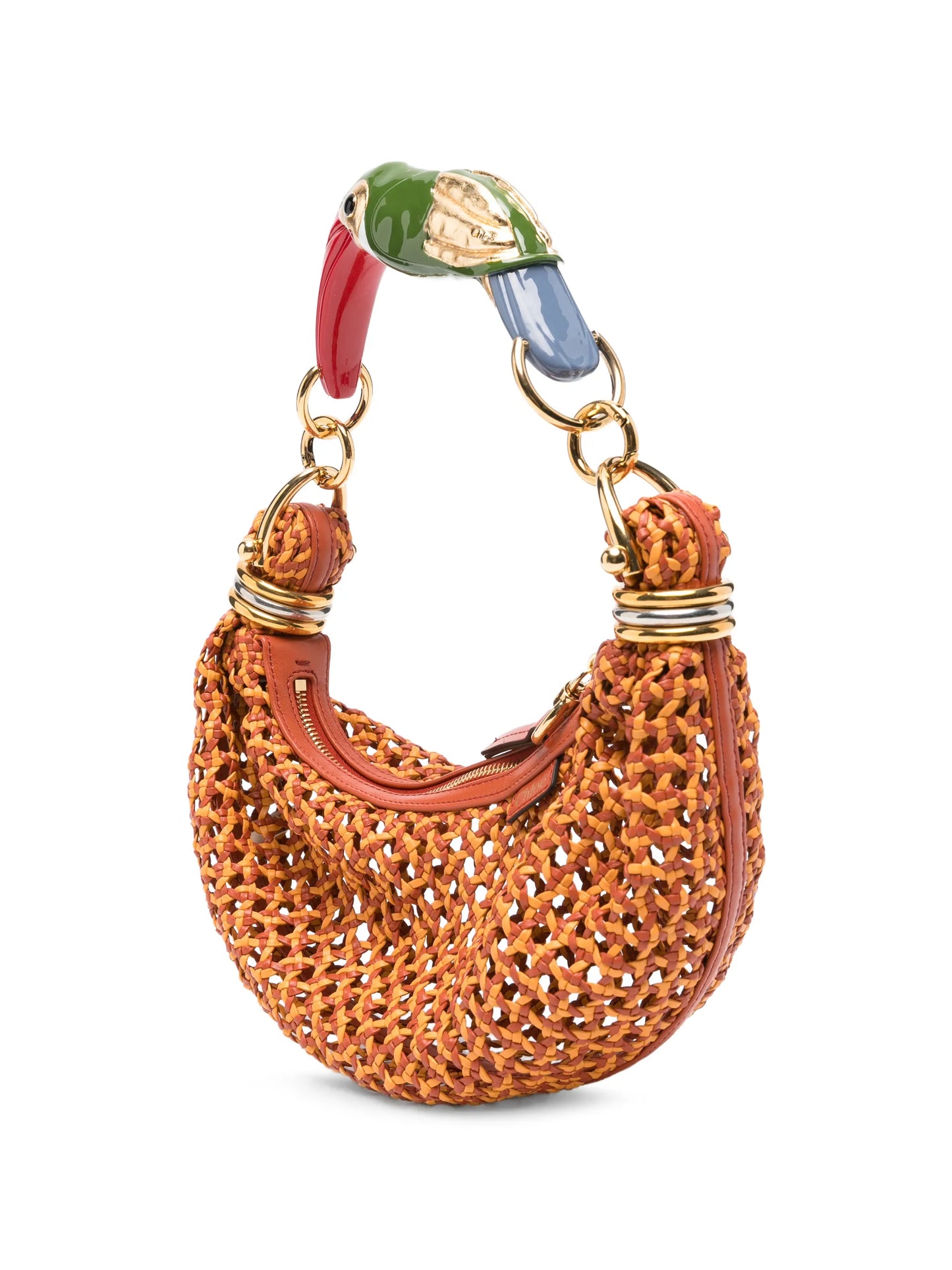 woven leather tote bag
