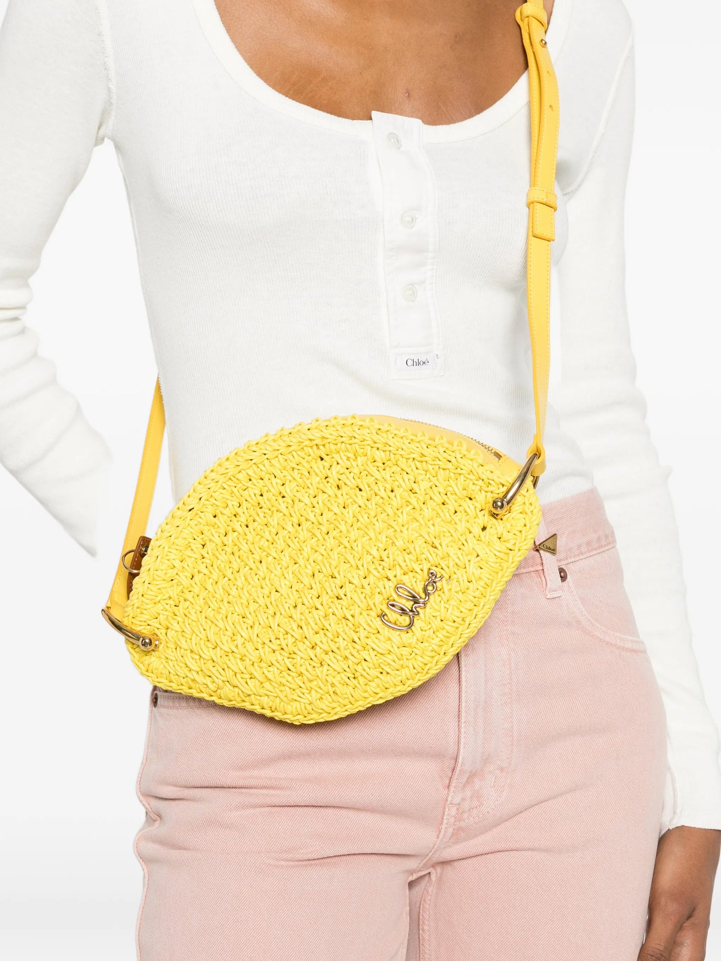 Tropicus braided rope shoulder bag