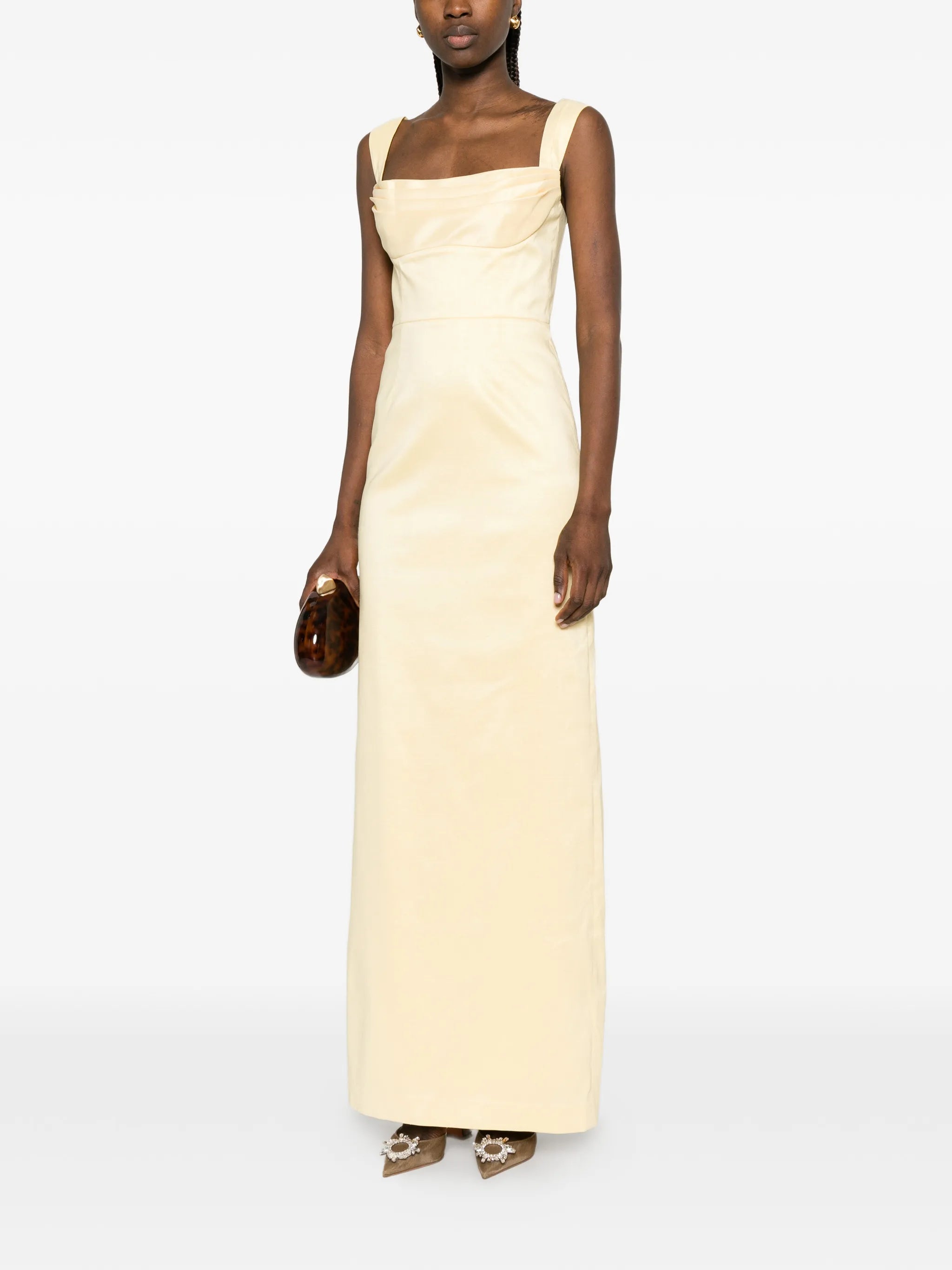 Mandy ruched maxi dress