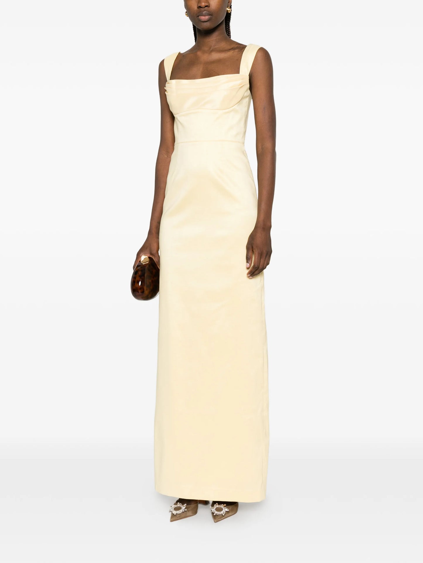 Mandy ruched maxi dress