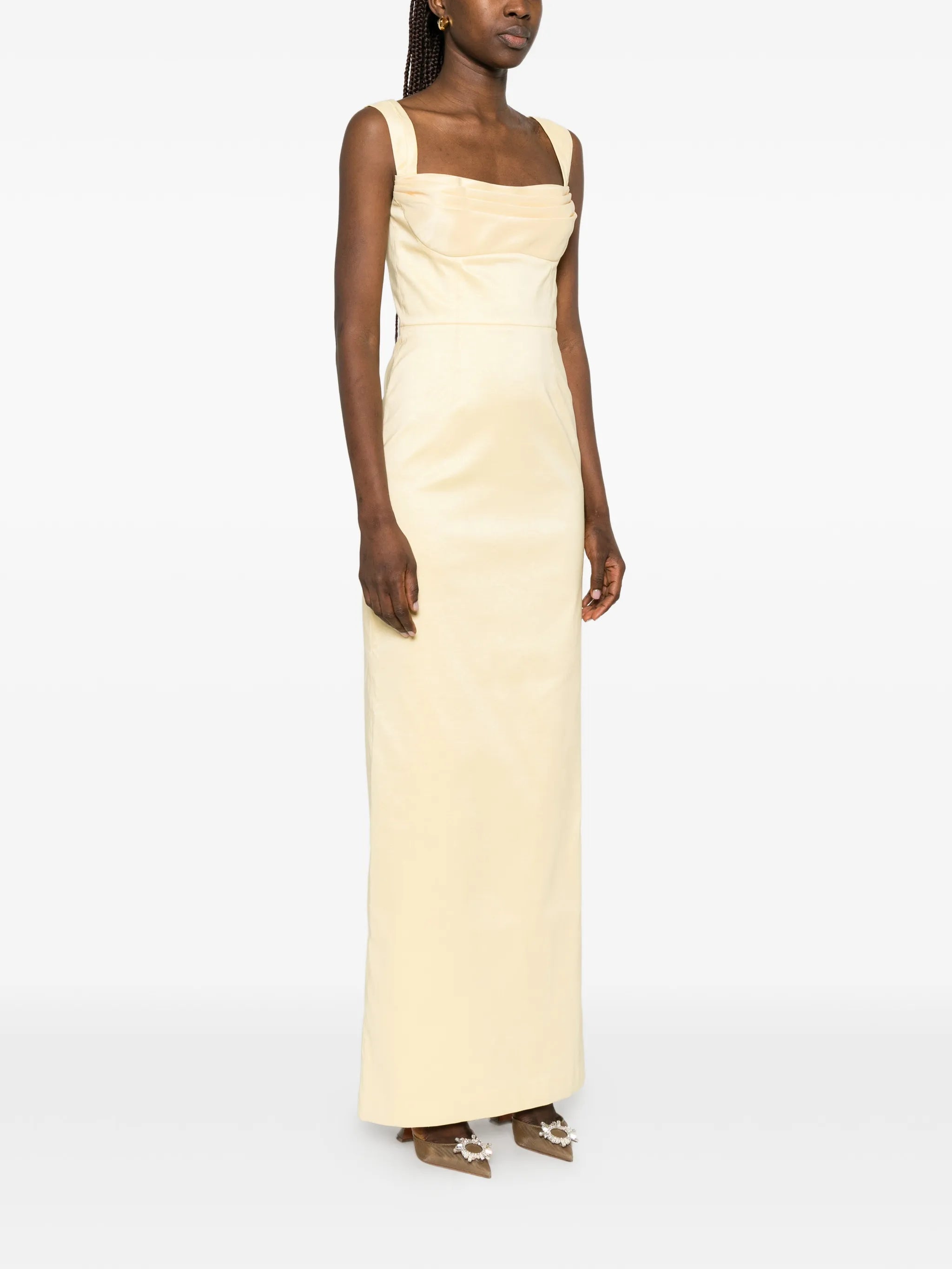 Mandy ruched maxi dress