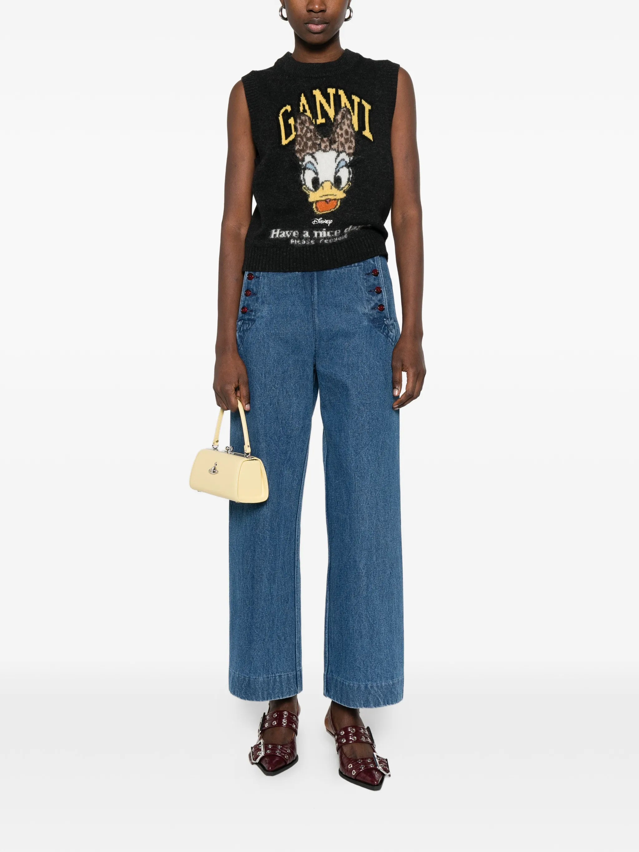 x Disney crew-neck vest