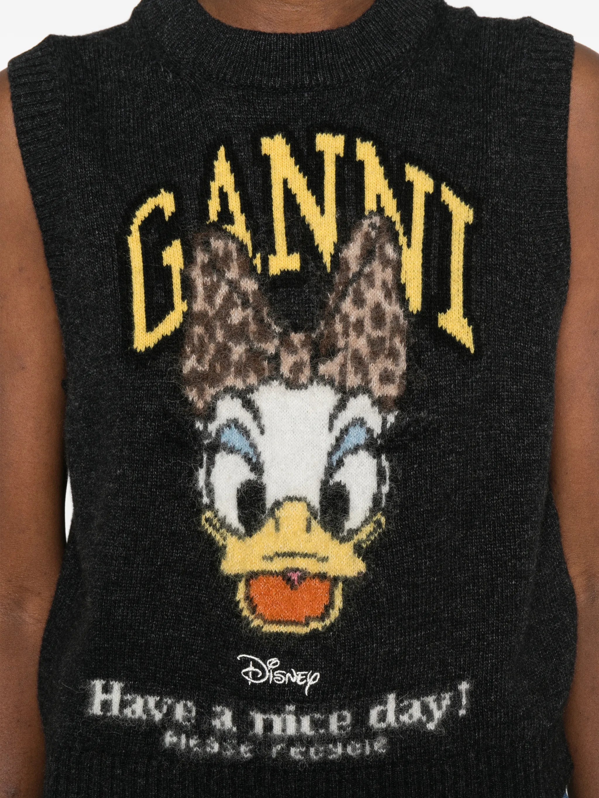x Disney graphic wool vest