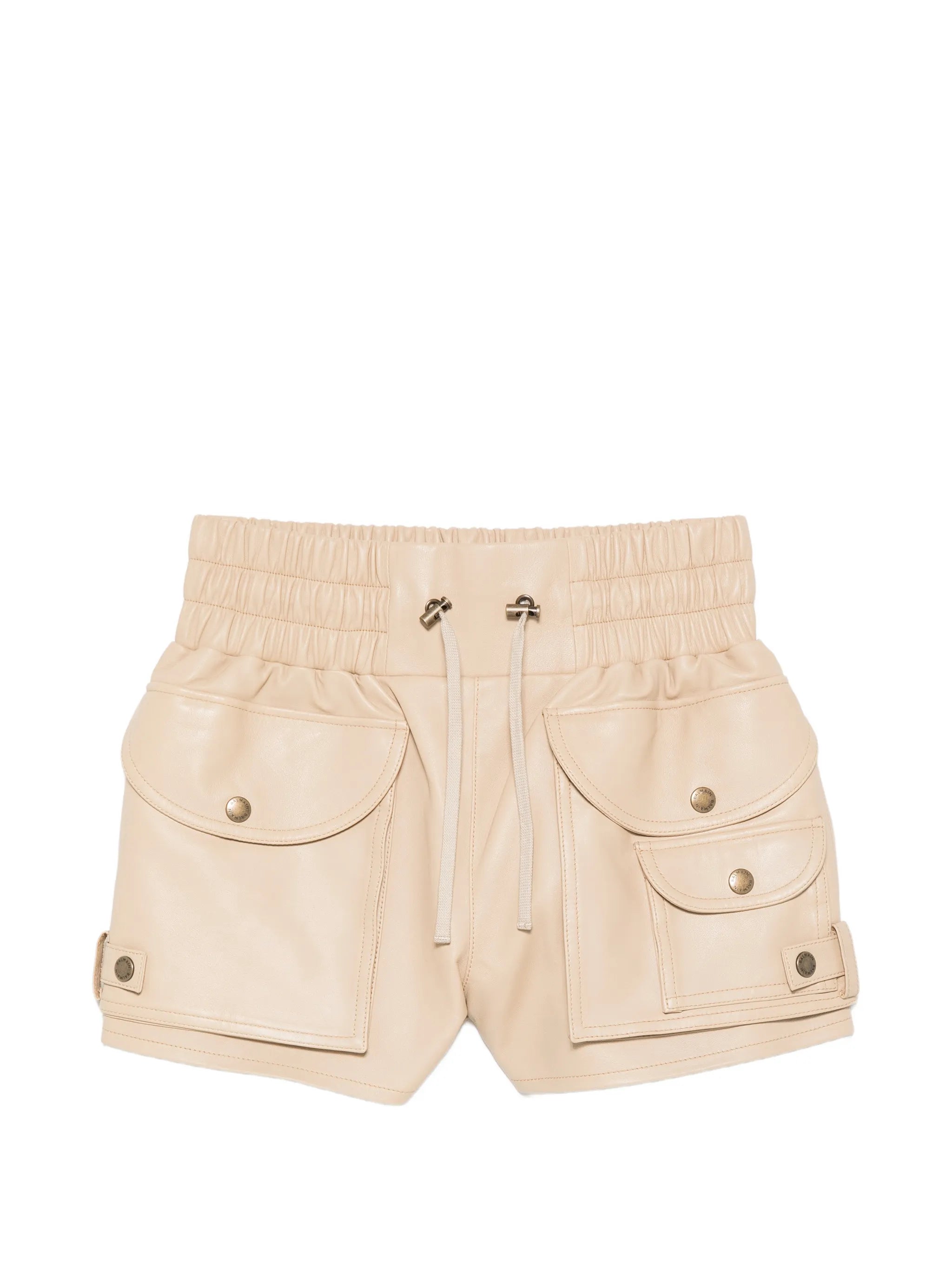 leather shorts
