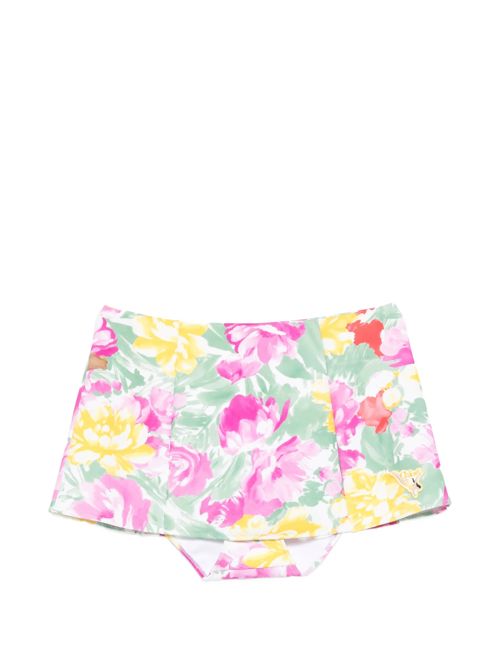 floral-print bikini bottoms