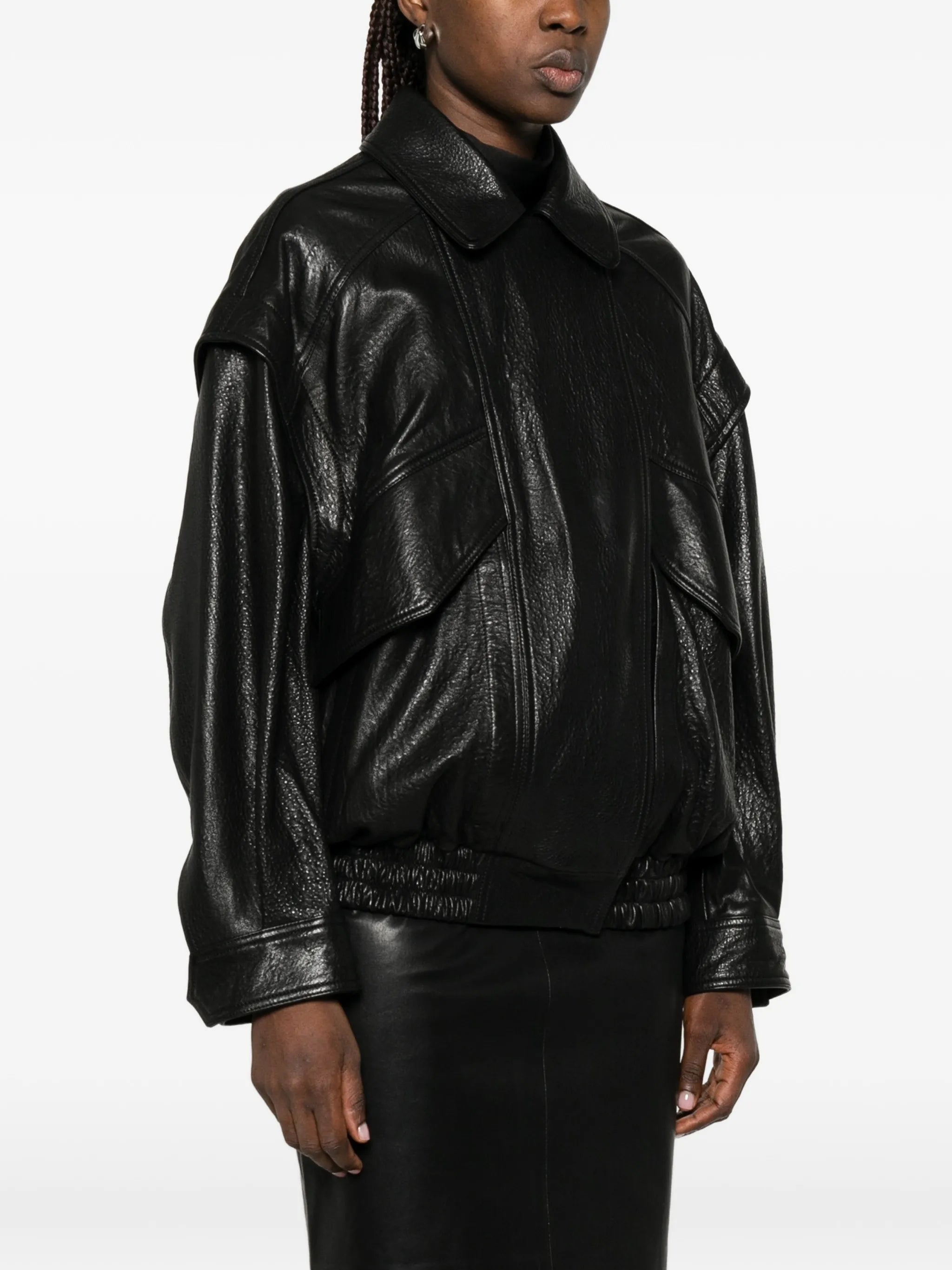 Micah leather jacket