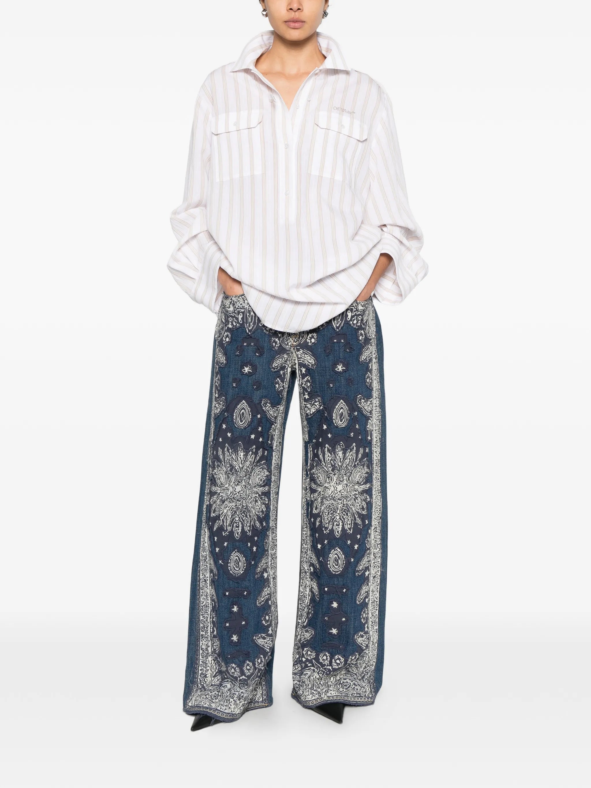 D'Arcy wide-leg jeans