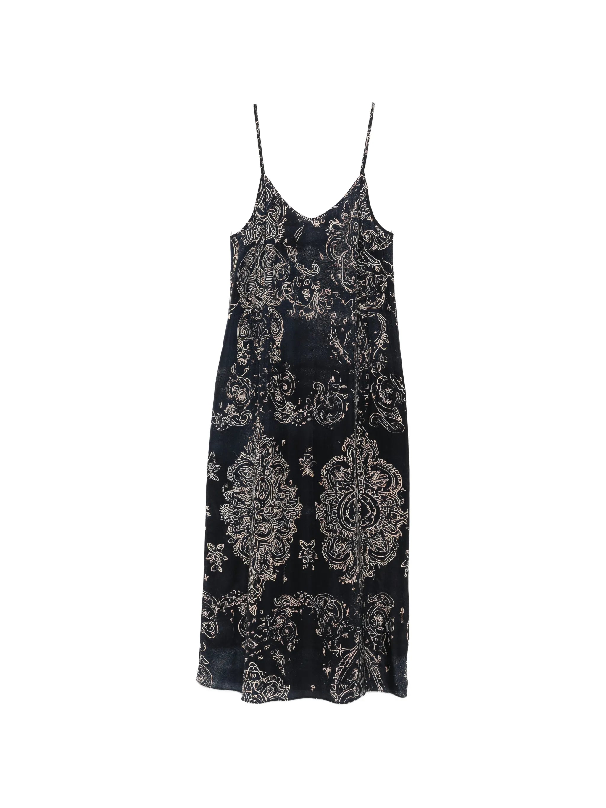 medallion-print midi dress