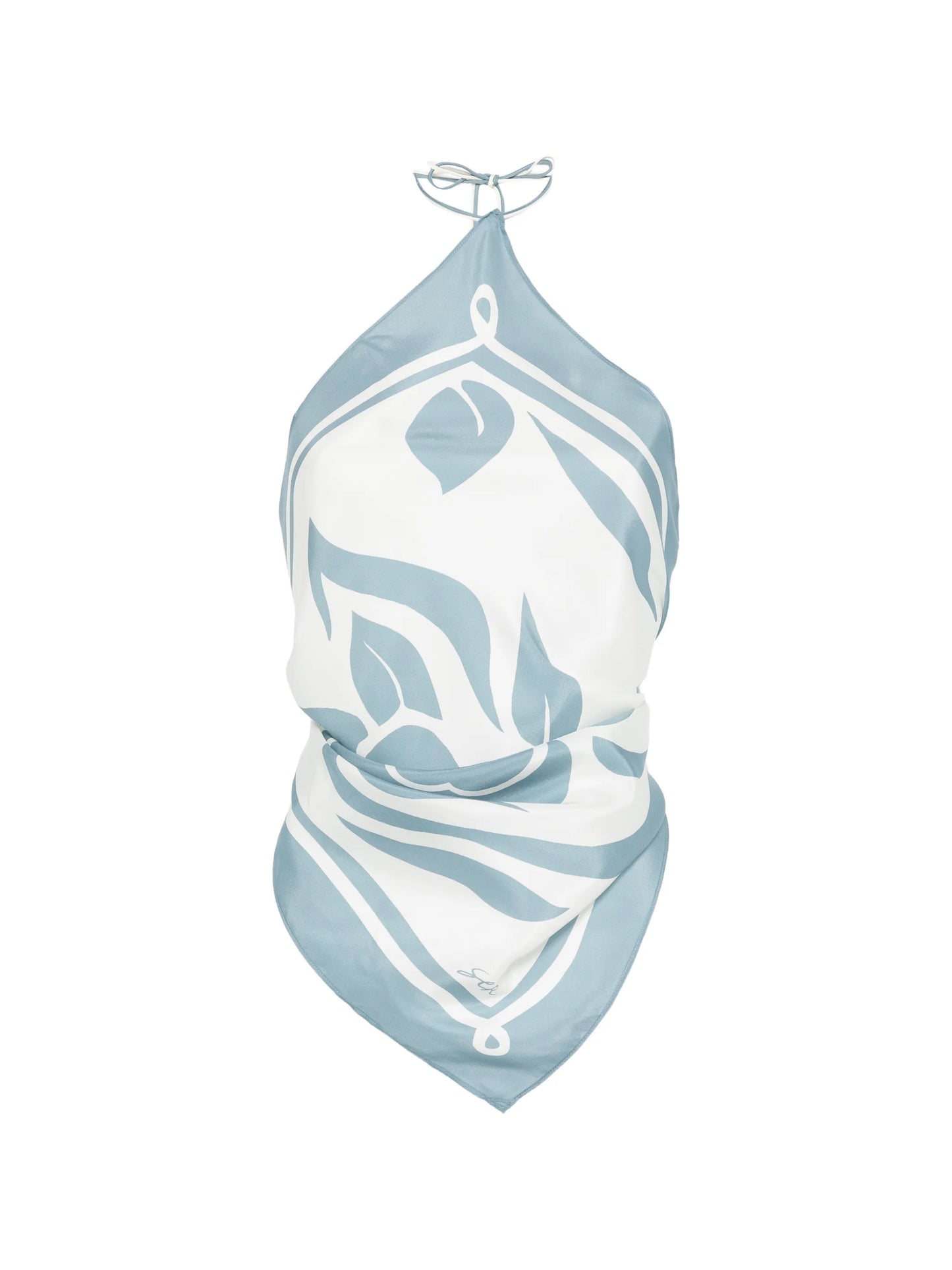 Lilou printed scarf top