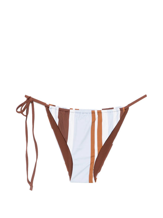Marais striped-pattern bikini bottoms