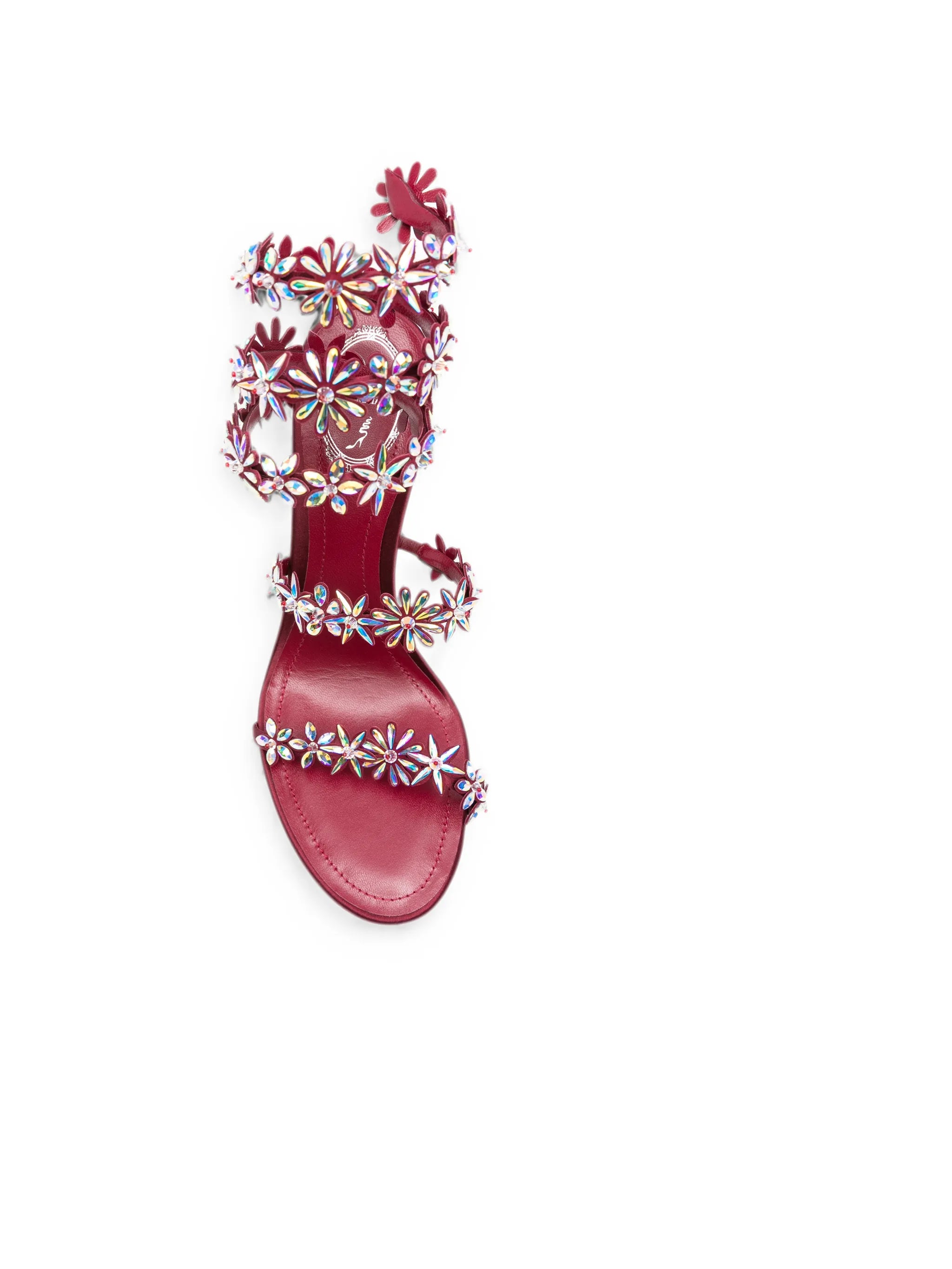 Eva crystal-embellished heeled sandals