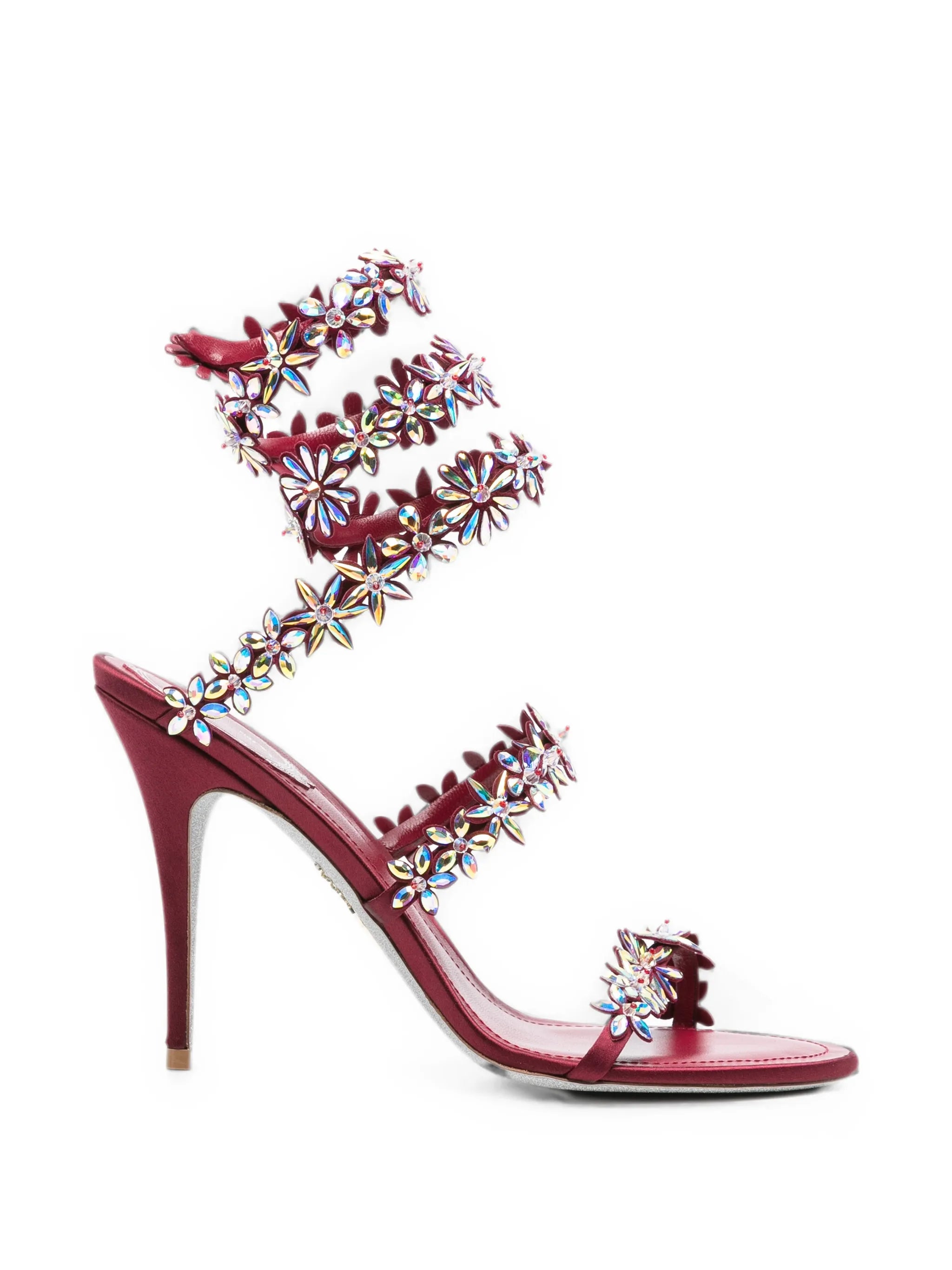 Eva crystal-embellished heeled sandals